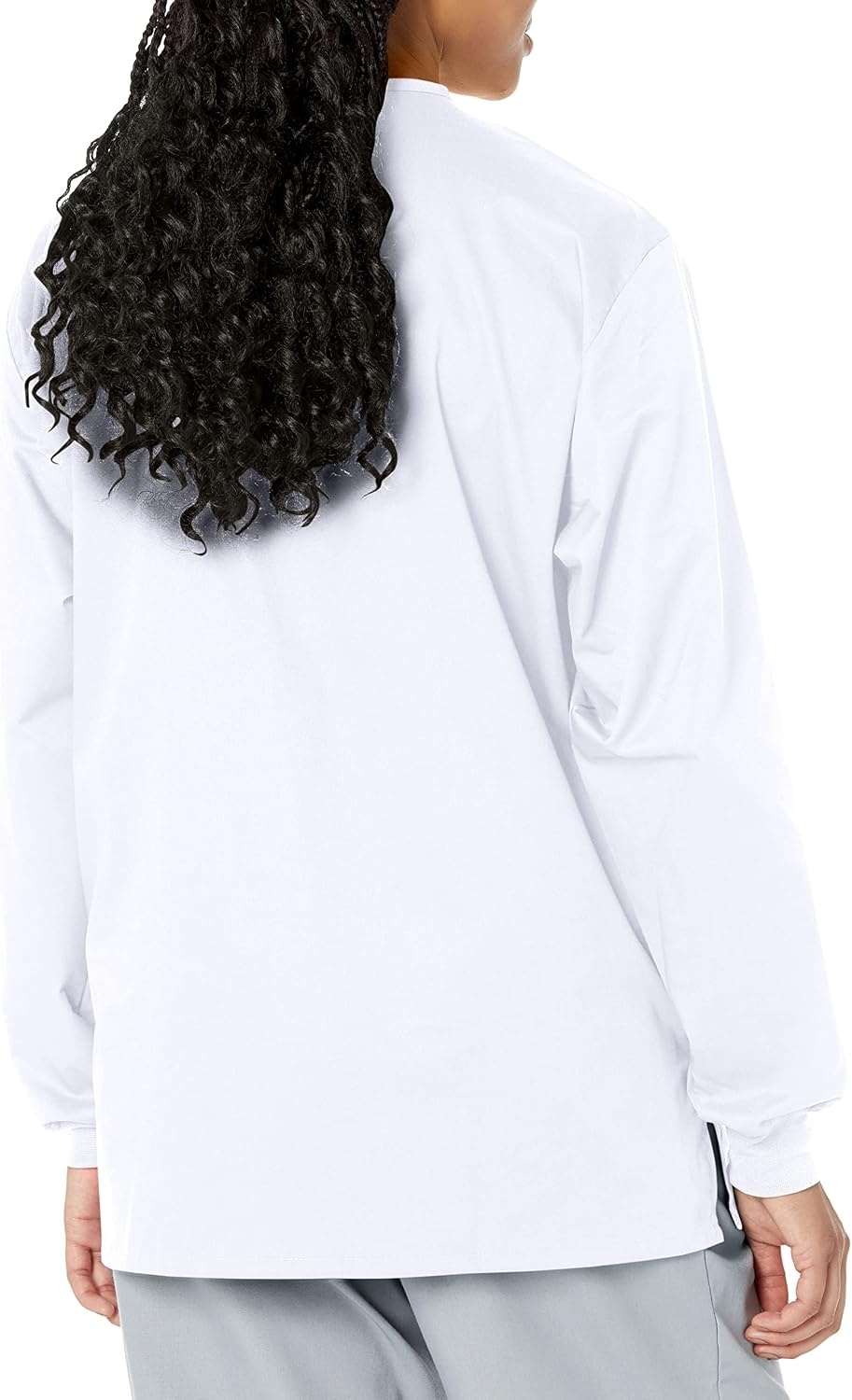 Wink Unisex Adult Snap Front Jacket(White)