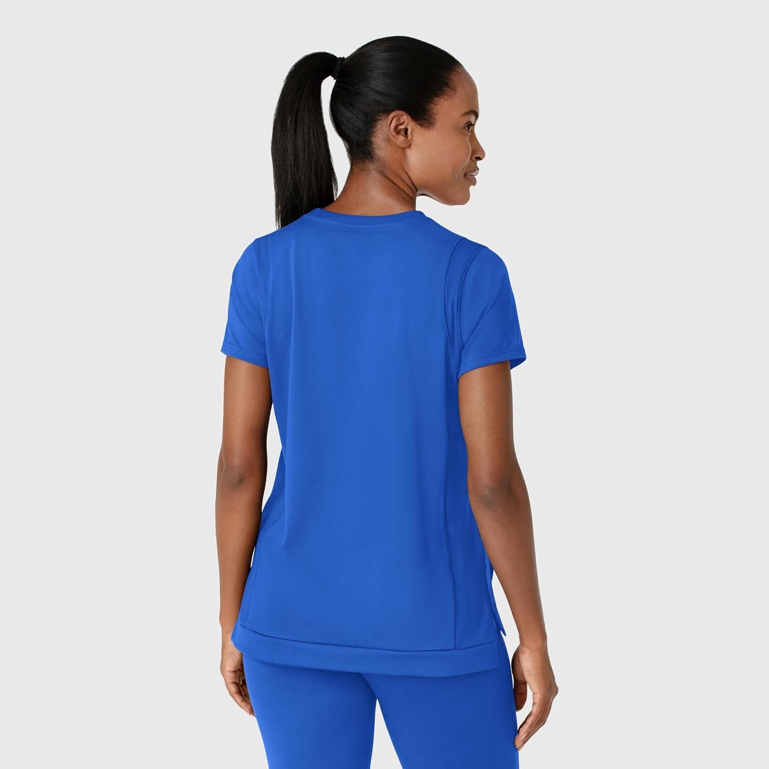 Wink Renew Women’s Flex-n-Reach Crew Neck Scrub Top(Royal)