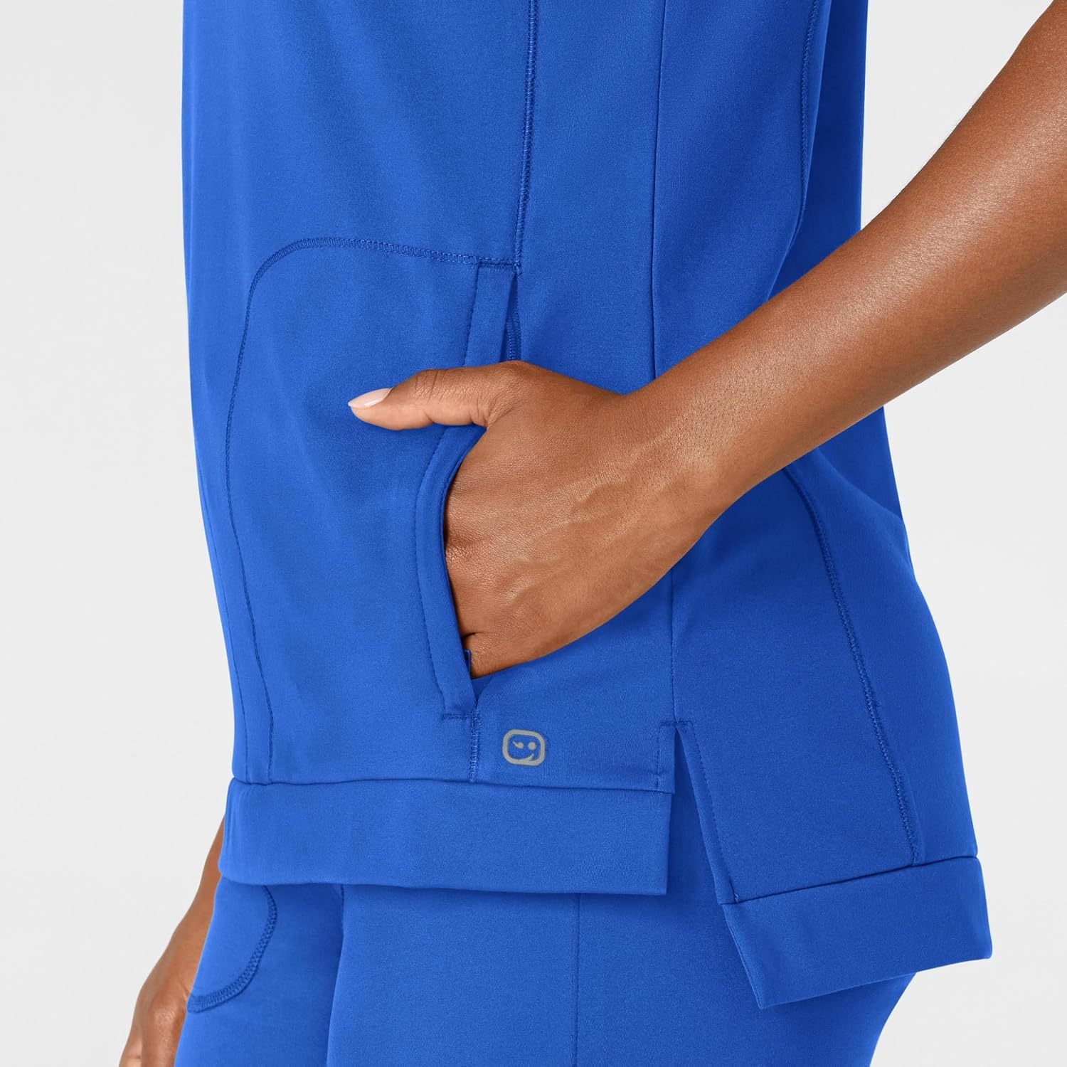 Wink Renew Women’s Flex-n-Reach Crew Neck Scrub Top(Royal)