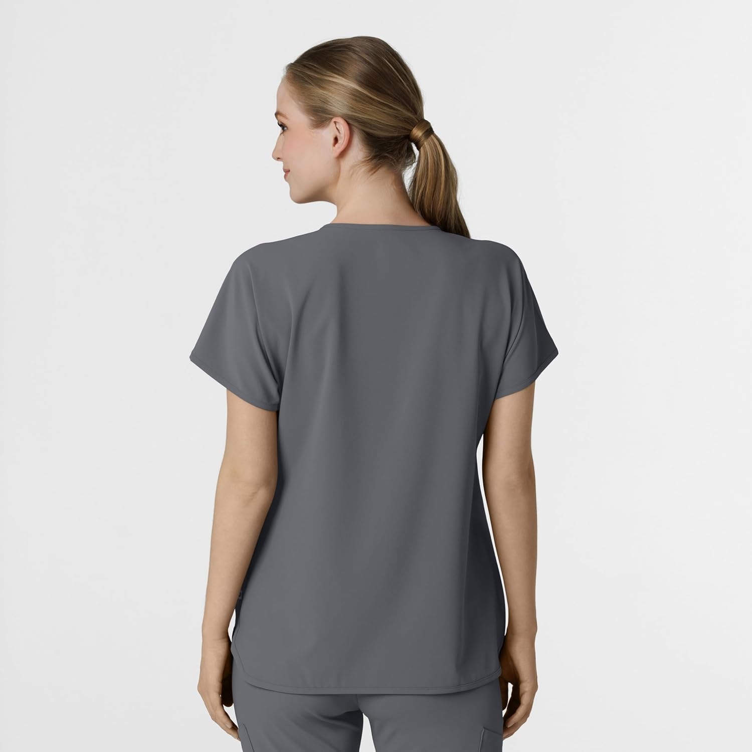 Wink Renew Women’s Dolman Scrub Top(Pewter)