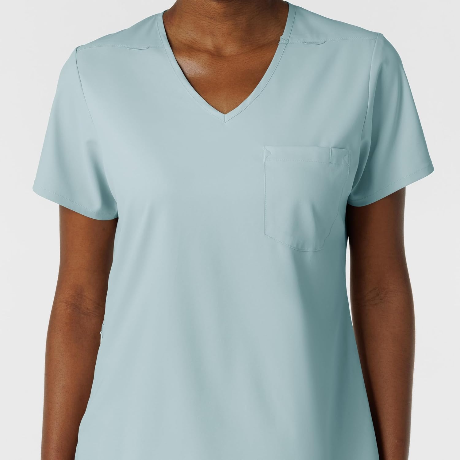 Wink Boundless Women’s Tuck-in Scrub Top(Sky Blue)