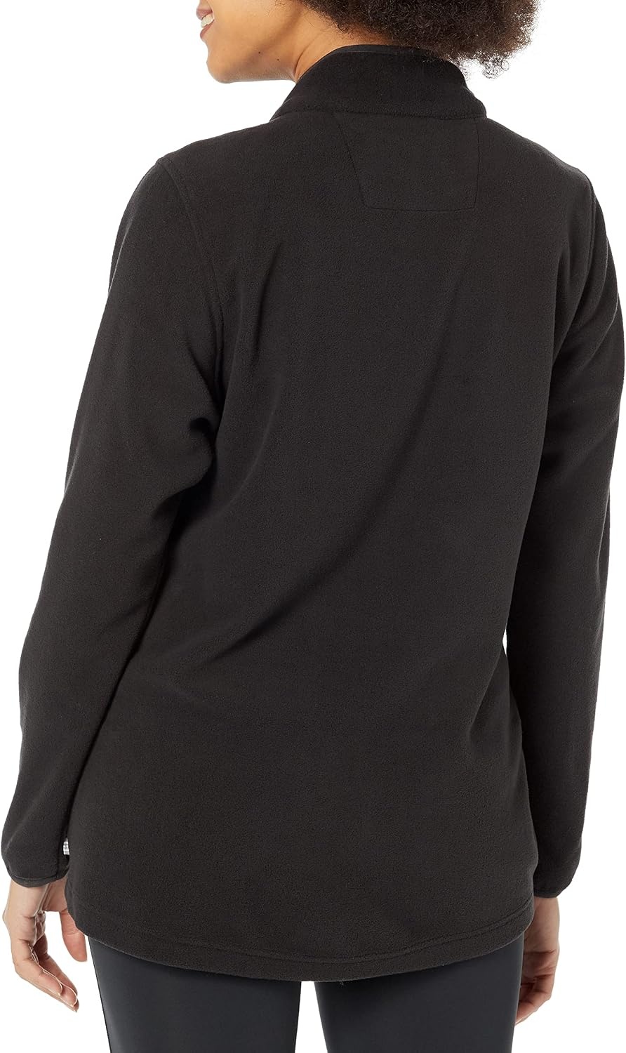 WonderWink Women’s Women’s Micro-fleece Zip Jacket(Black)