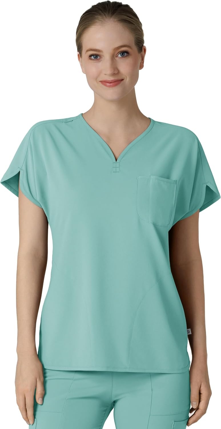 Wink Renew Women’s Dolman Scrub Top(Turquoise)