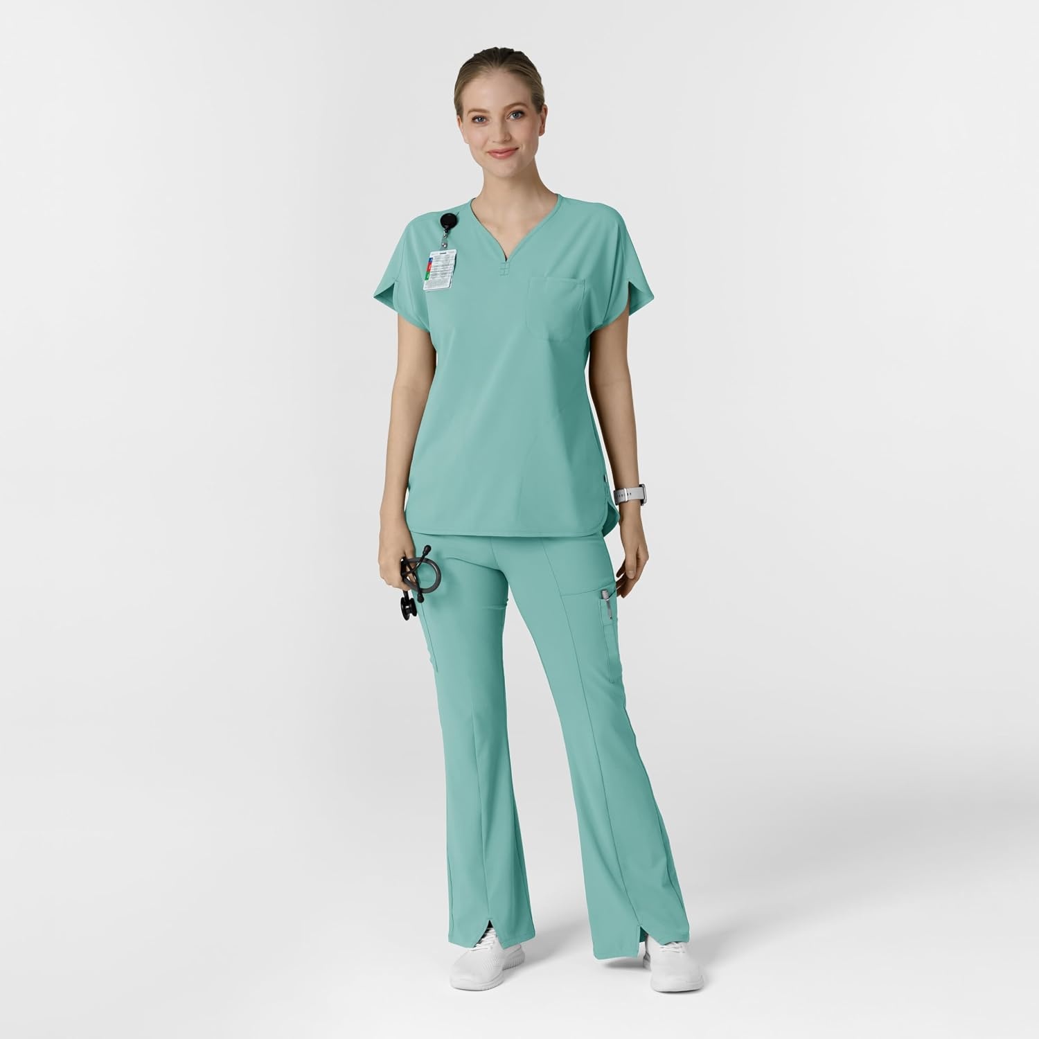 Wink Renew Women’s Dolman Scrub Top(Turquoise)