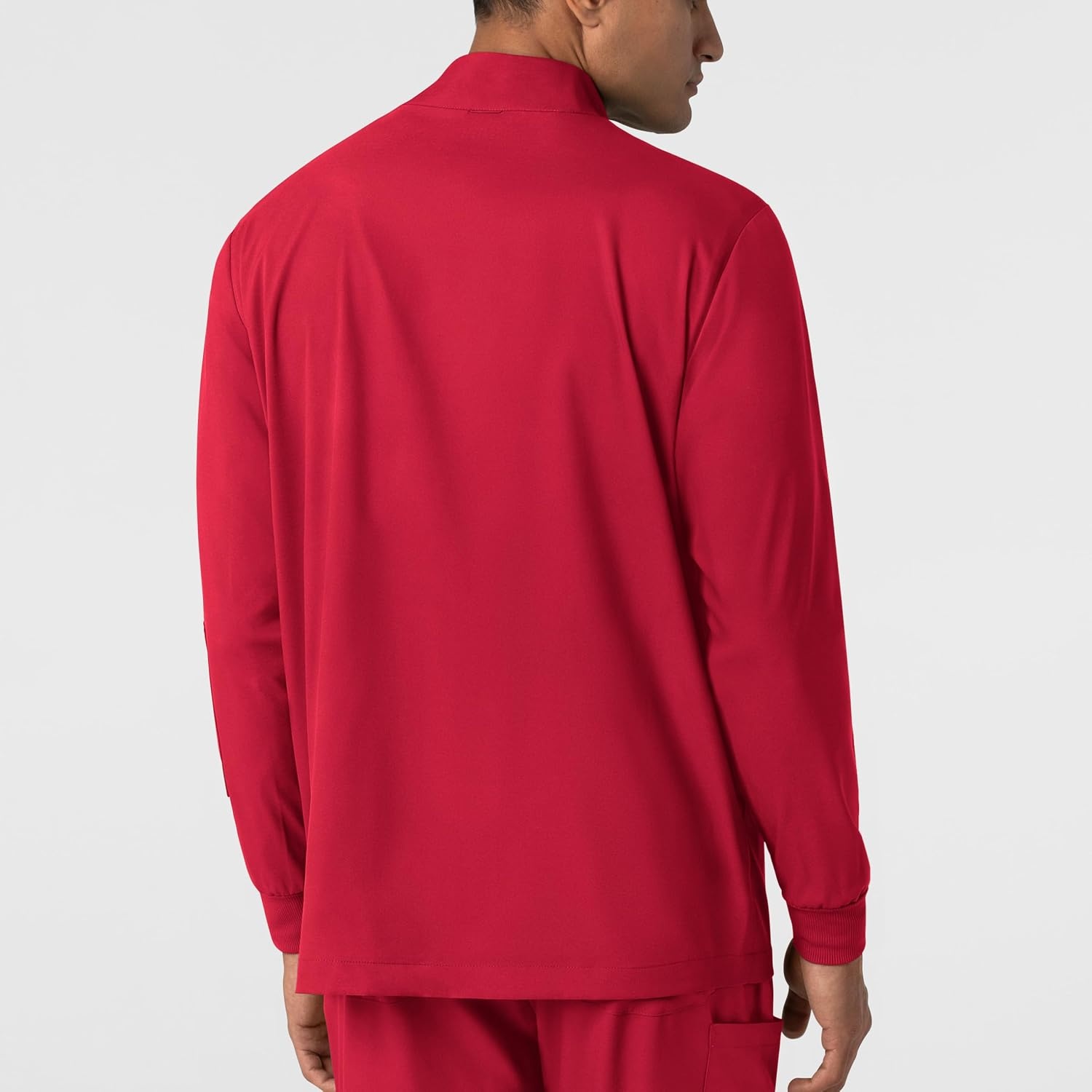 WINK Boundless Men’s Warm Up Scrub Jacket(Red)