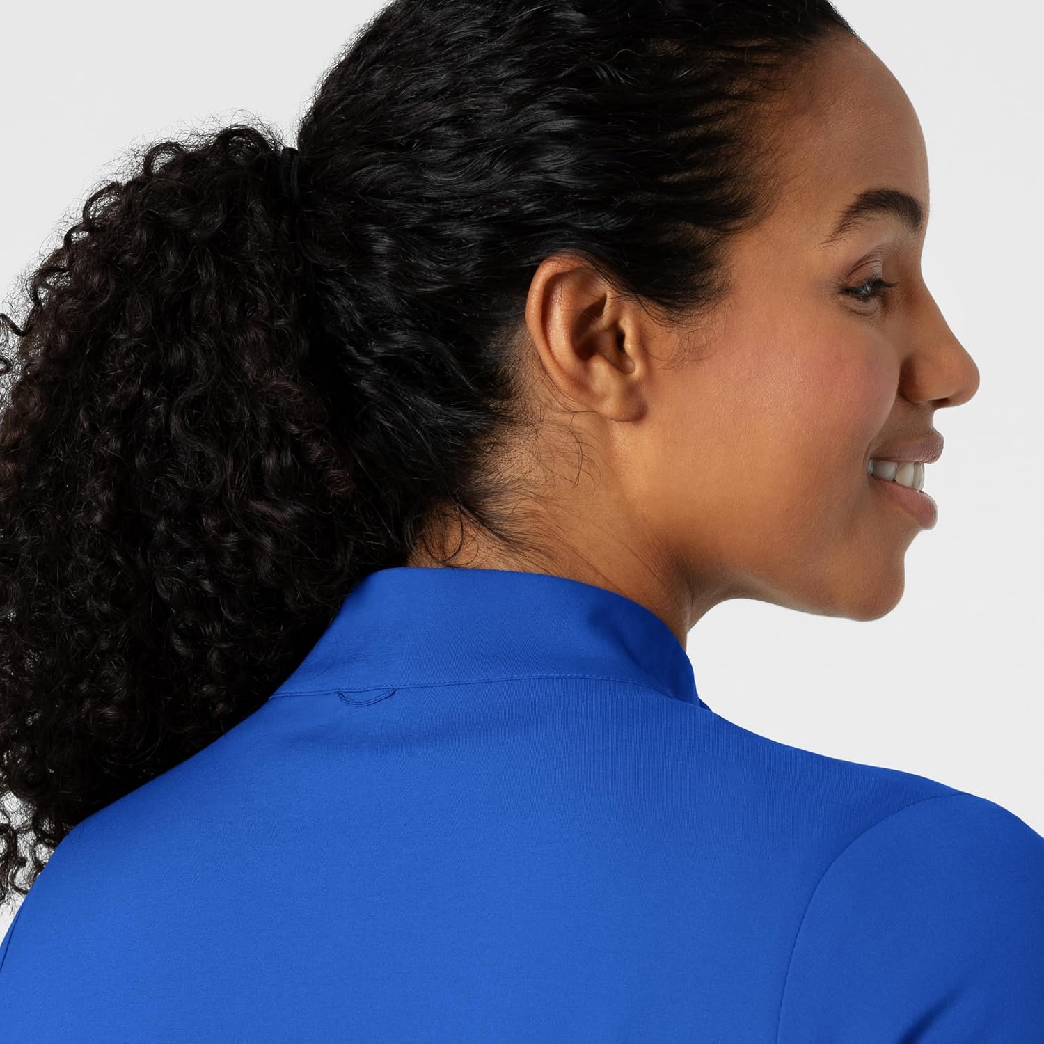 WINK Boundless Women’s Warm Up Scrub Jacket(Royal)