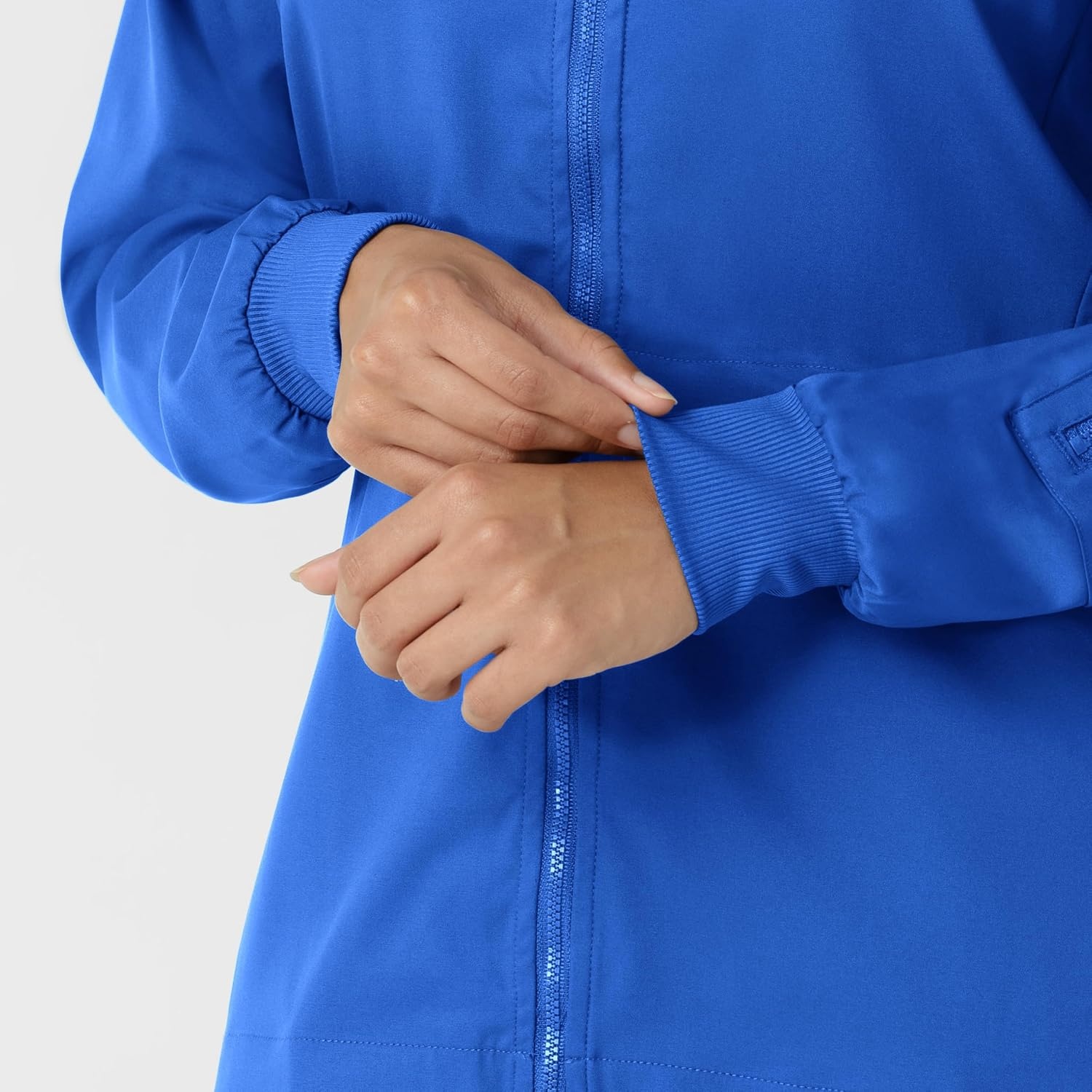 WINK Boundless Women’s Warm Up Scrub Jacket(Royal)