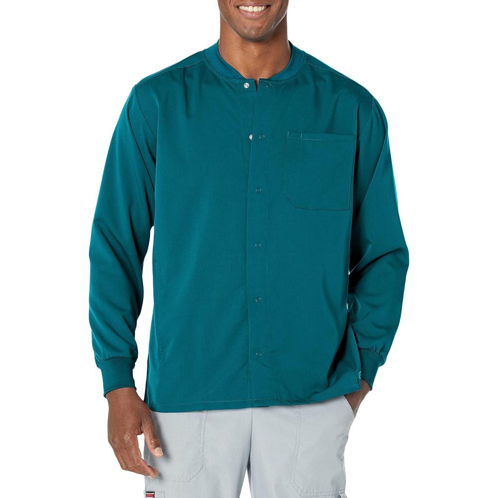 WonderWink Mens Warm-up Jacket(Caribbean)