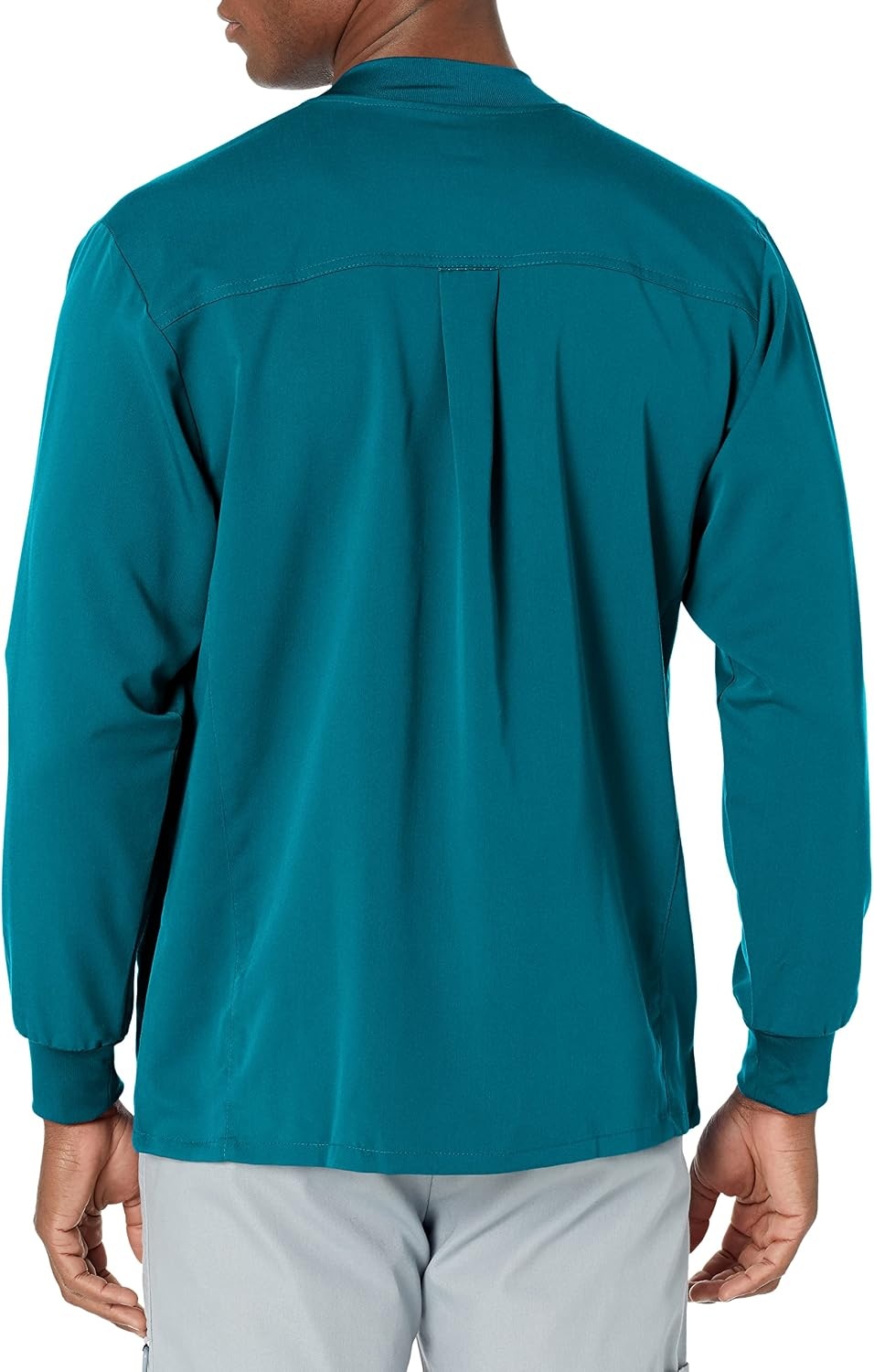 WINK PRO Men’s Snap Front Warm-Up Jacket(Caribbean Blue)