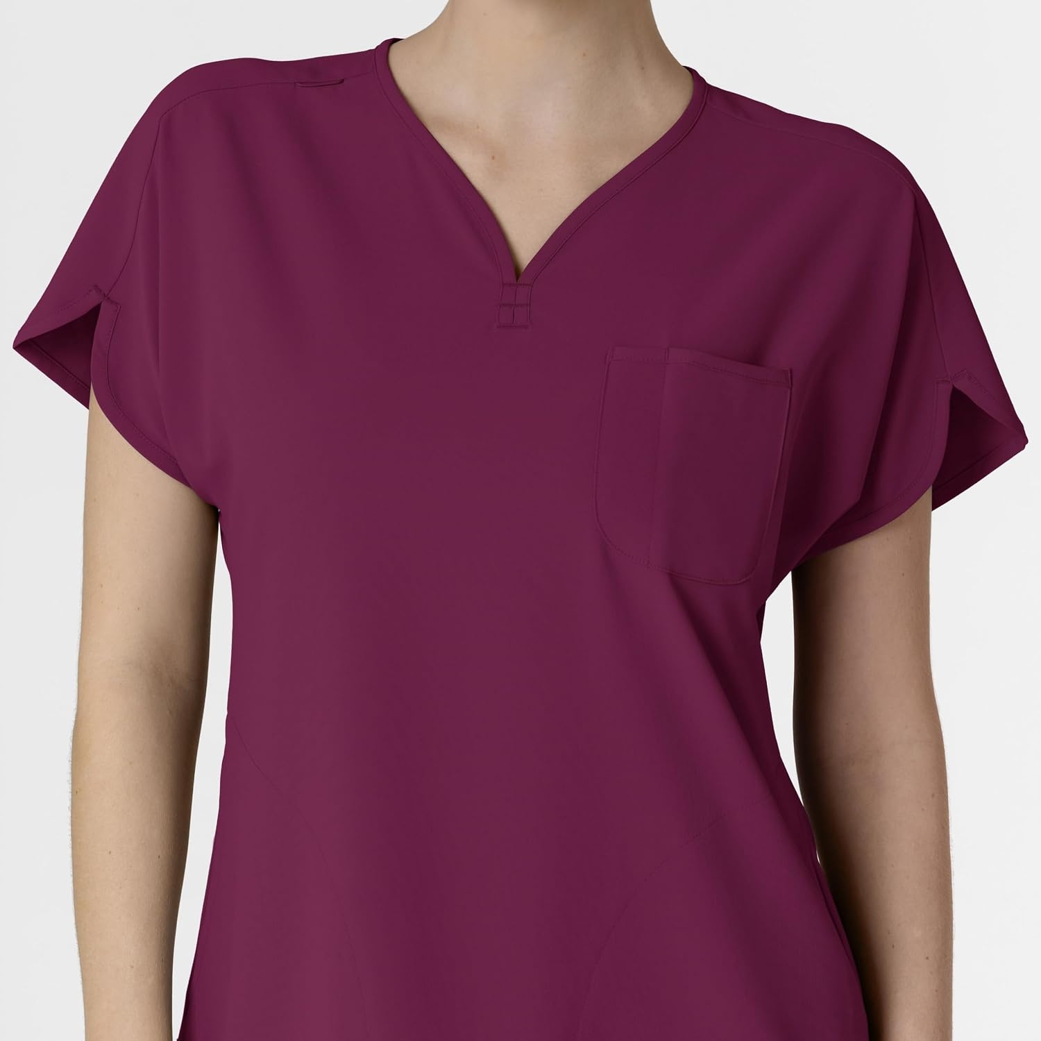 Wink Renew Women’s Dolman Scrub Top(Wine)