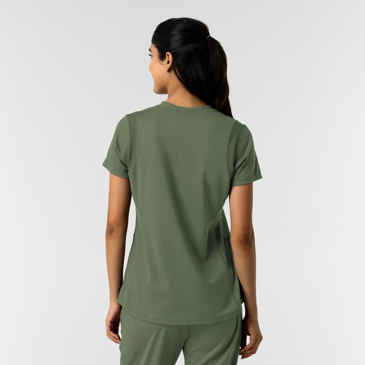 Wink Women’s Women’s 2-Pocket Scrub Top(Olive)