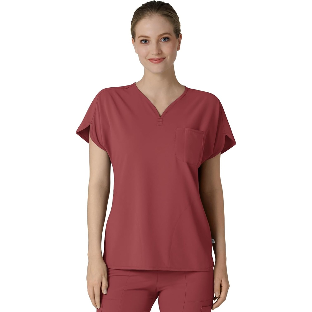 Wink Renew Women’s Dolman Scrub Top(Ruby)