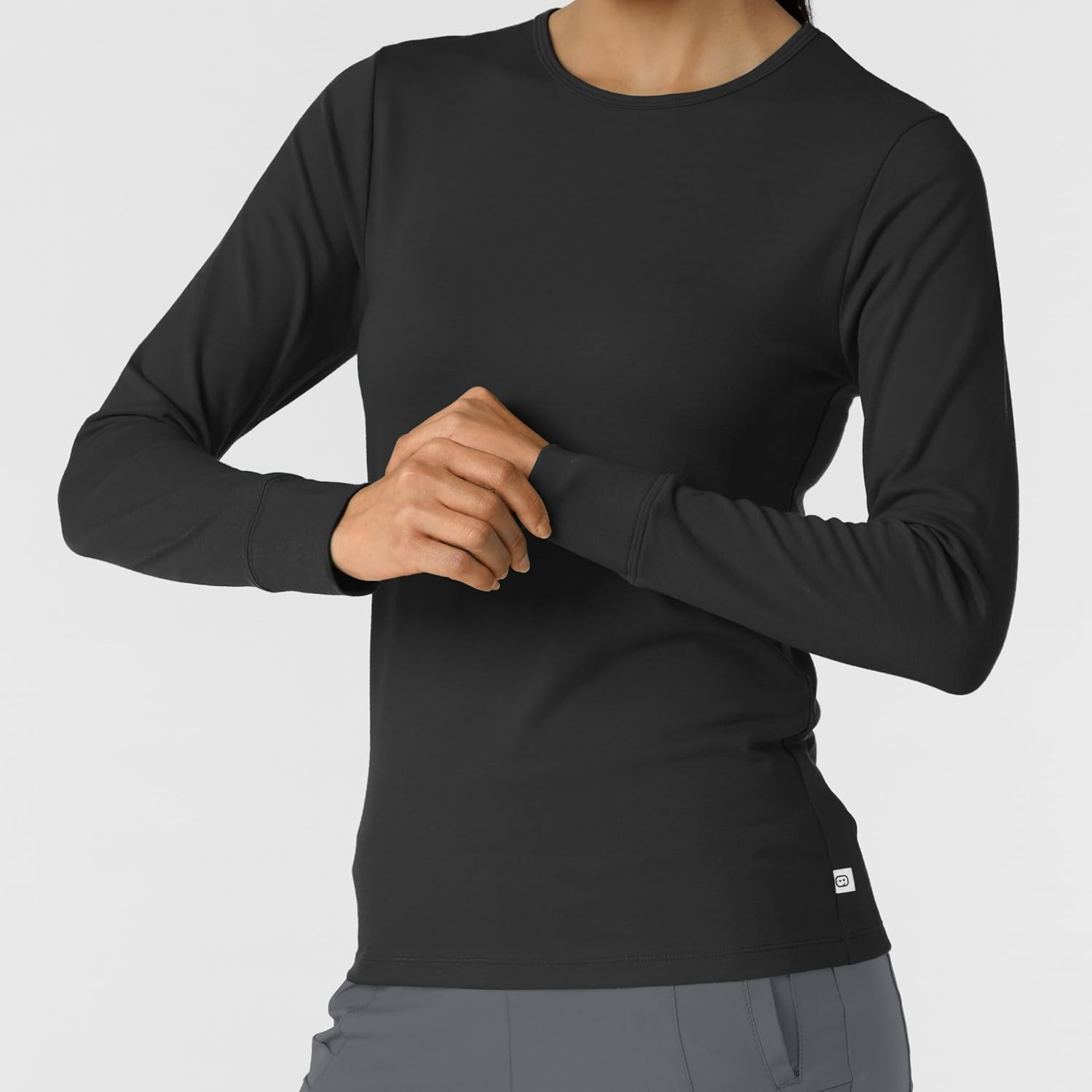 Wink Layers Women’s 3-Pack Essential Layer Long Sleeve(Black)