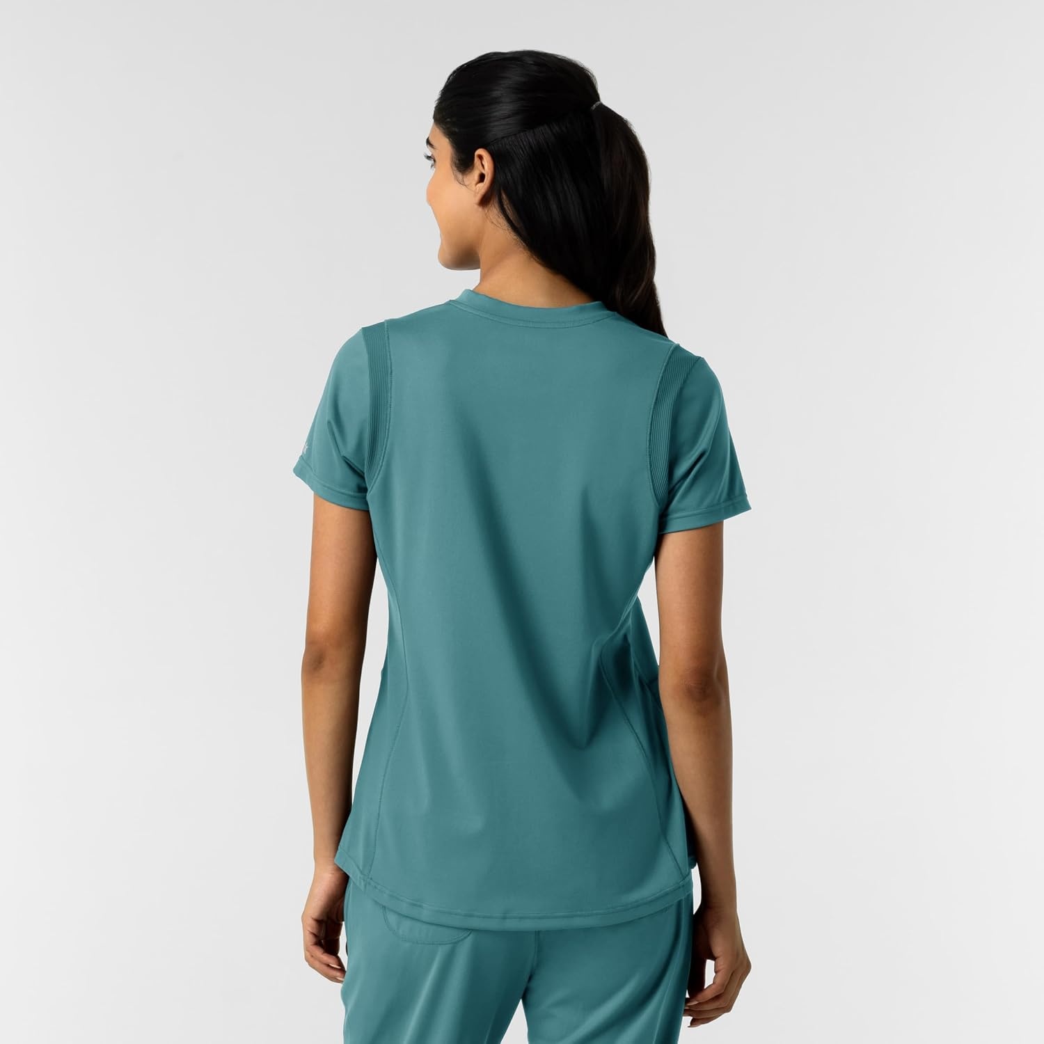 Wink Women’s Women’s 2-Pocket Scrub Top(Vintage Teal)