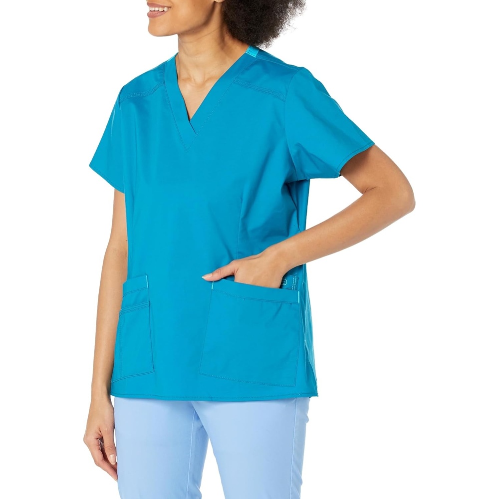 WINK Renew Women’s V-Neck Scrub Top(Ocean)