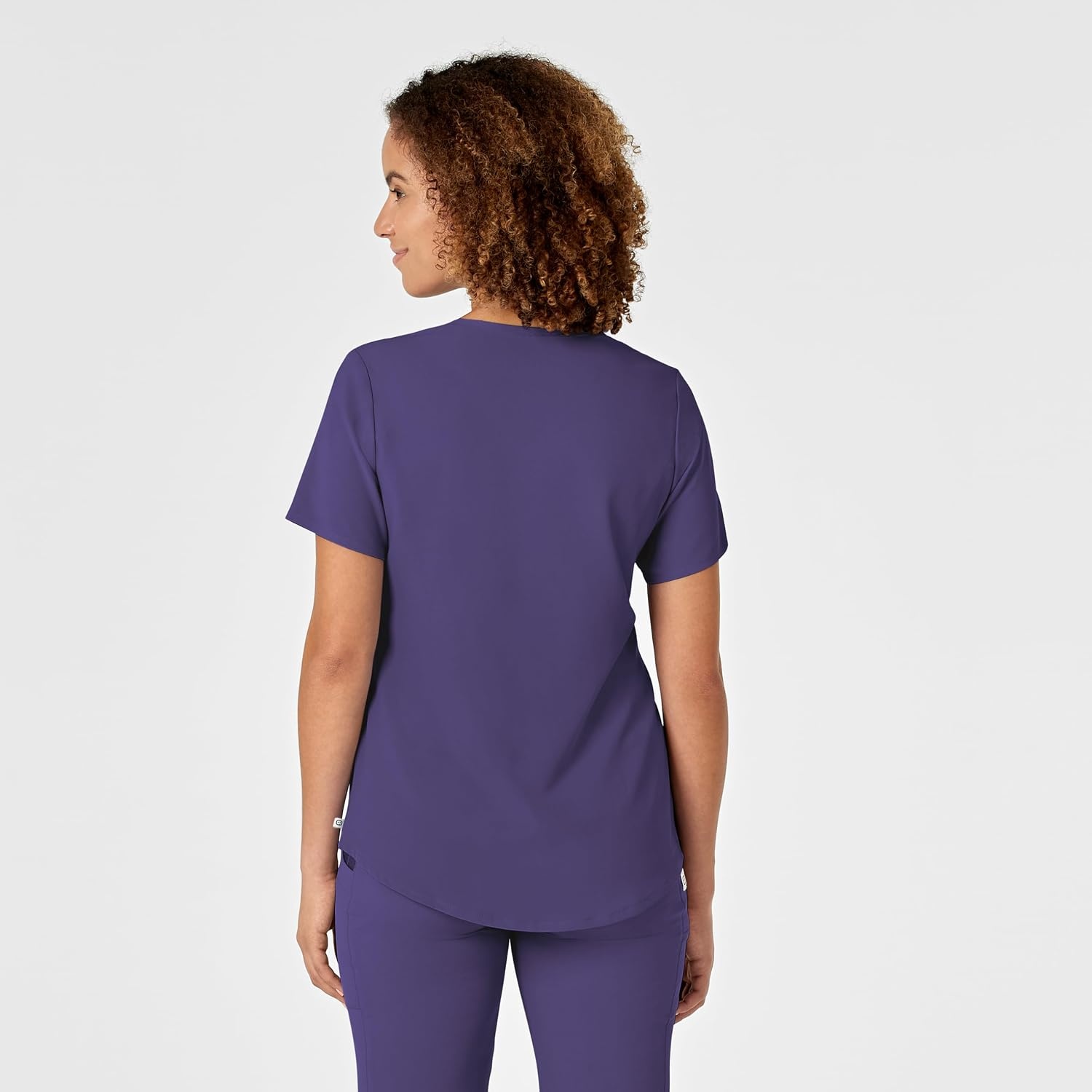 WINK Nova Women’s Flex-n-Reach V-Neck Scrub Top(Grape)