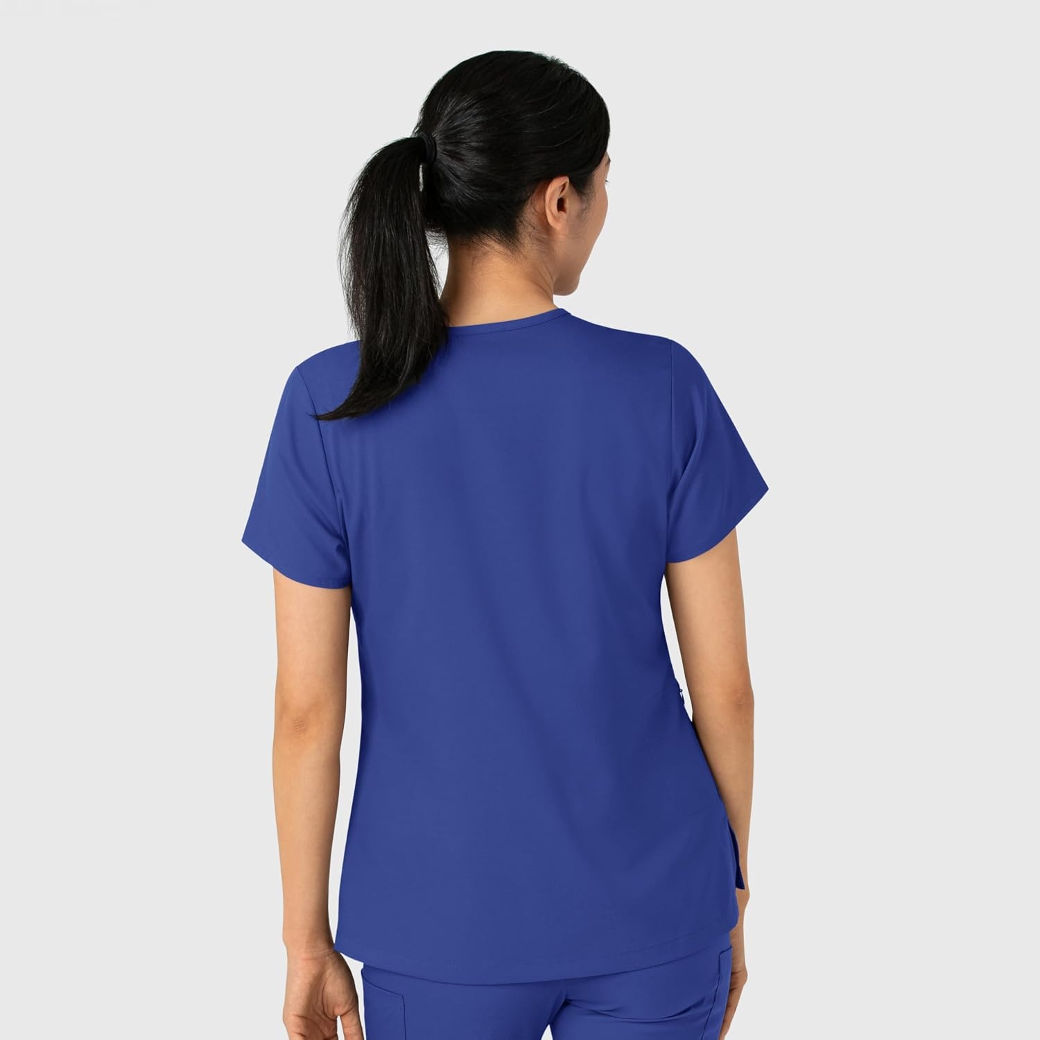 Wink Boundless Women’s Tuck-in Scrub Top(Galaxy Blue)