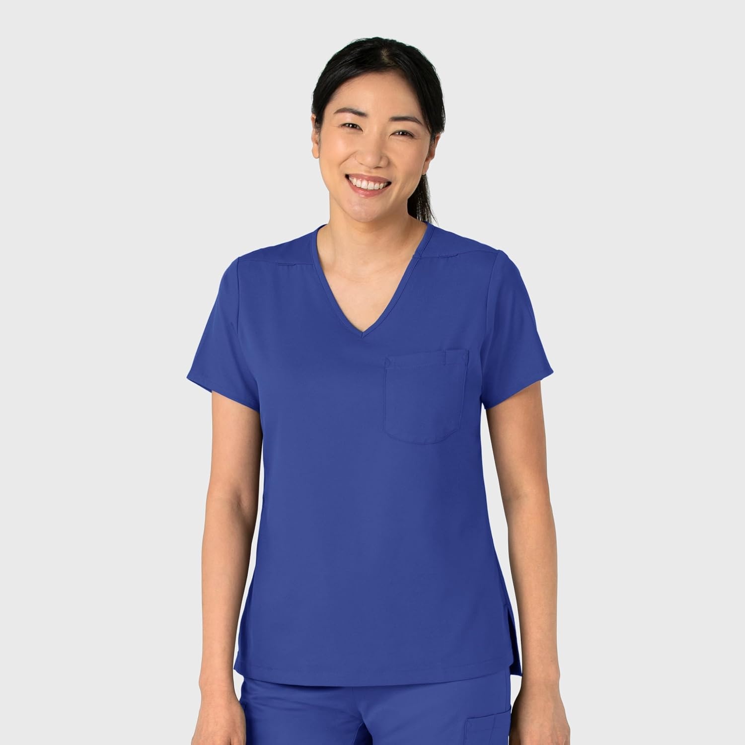 Wink Boundless Women’s Tuck-in Scrub Top(Galaxy Blue)
