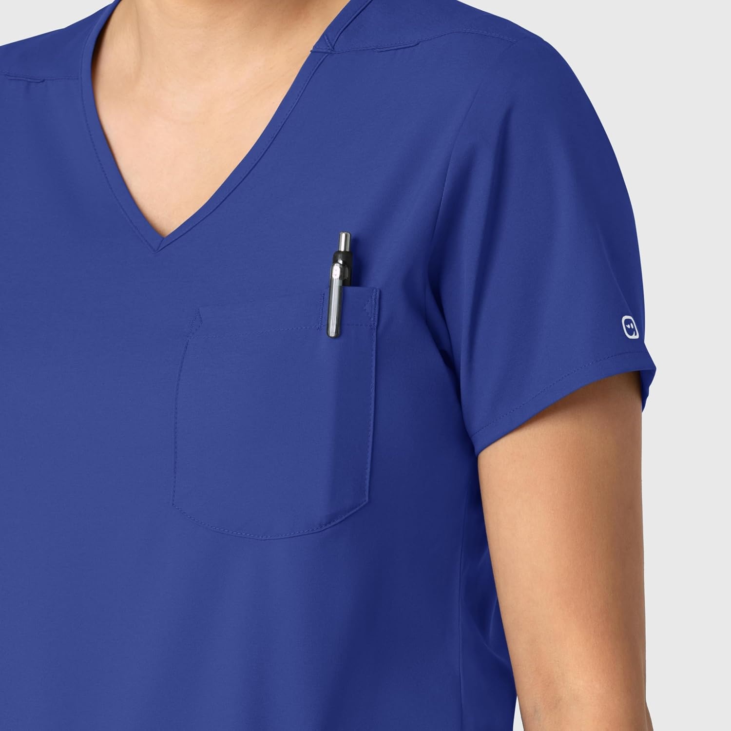 Wink Boundless Women’s Tuck-in Scrub Top(Galaxy Blue)