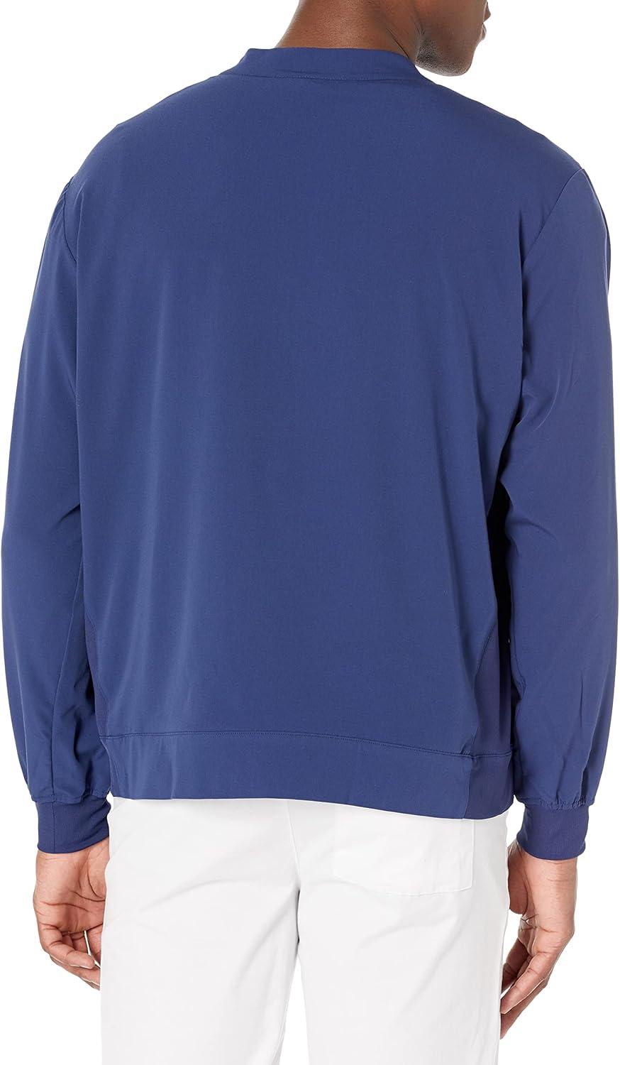 WonderWink Mens Zip Bomber Jacket(Navy)