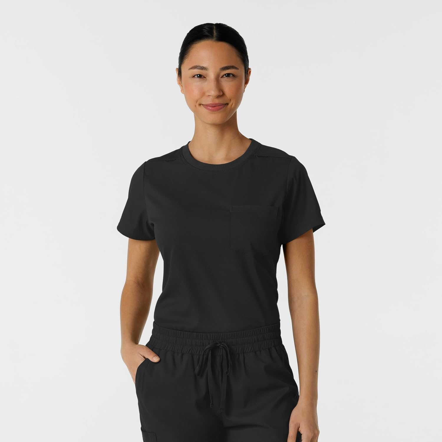 Wink Boundless Women’s Classic Scrub Tee(Black)