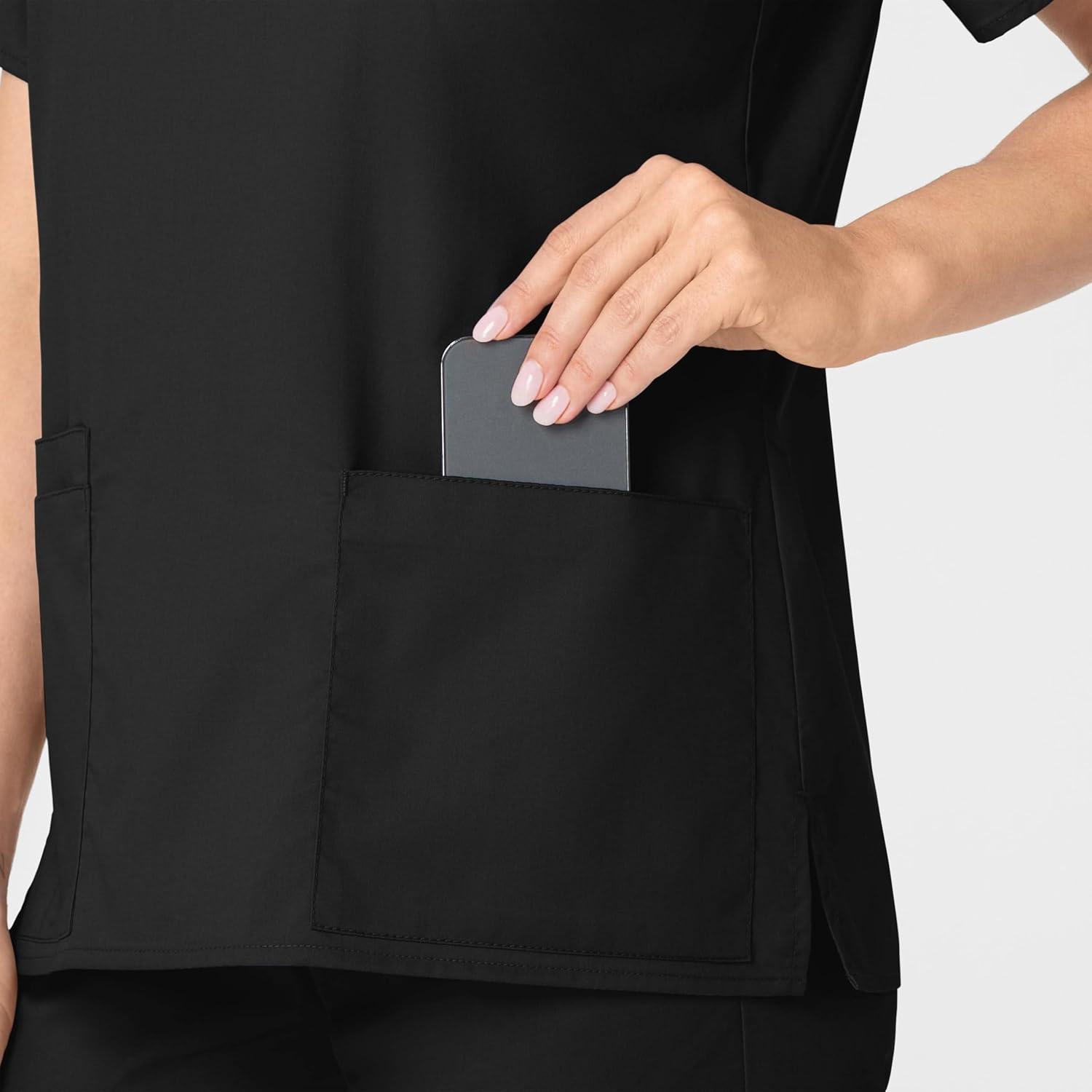 Wink WonderWORK Scrubs for Women, V-Neck Scrub Tops