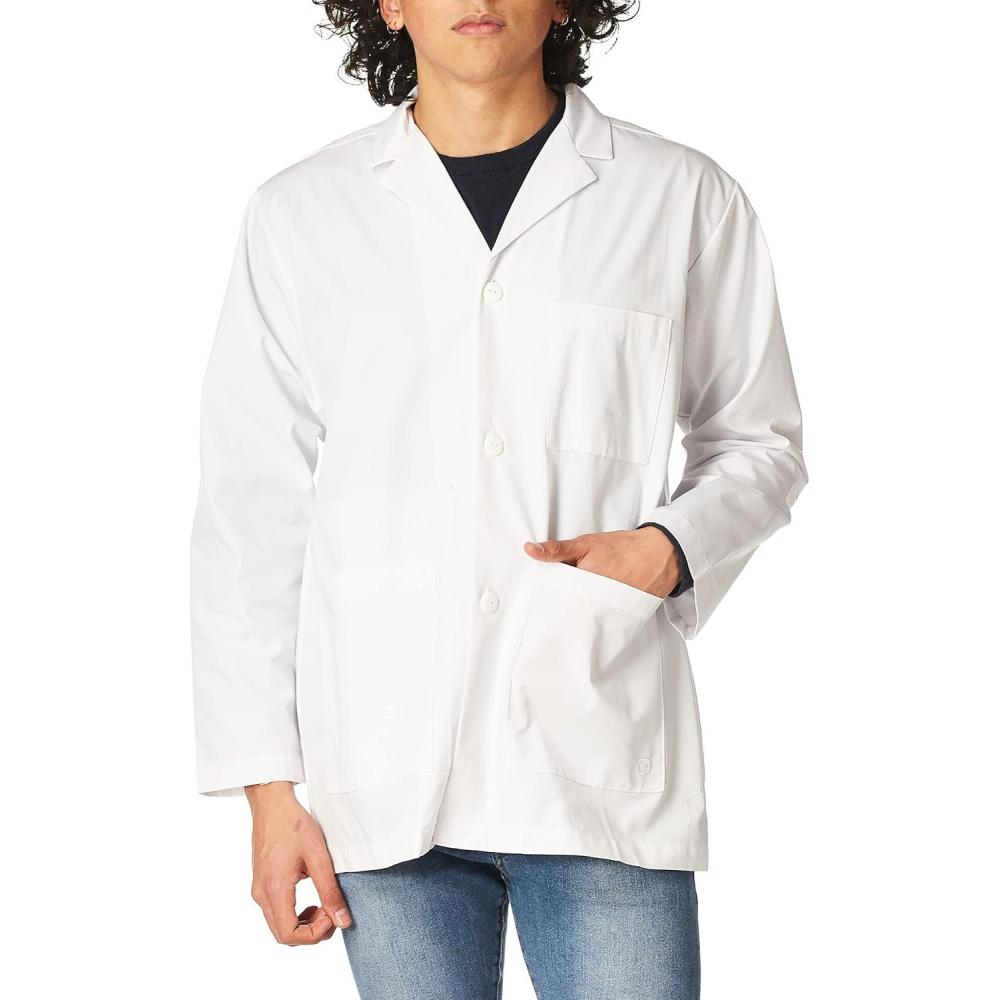 WonderWink Men’s Wonderlab Consultation Coat(White)