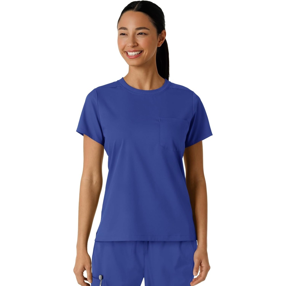 Wink Boundless Women’s Classic Scrub Tee(Galaxy Blue)