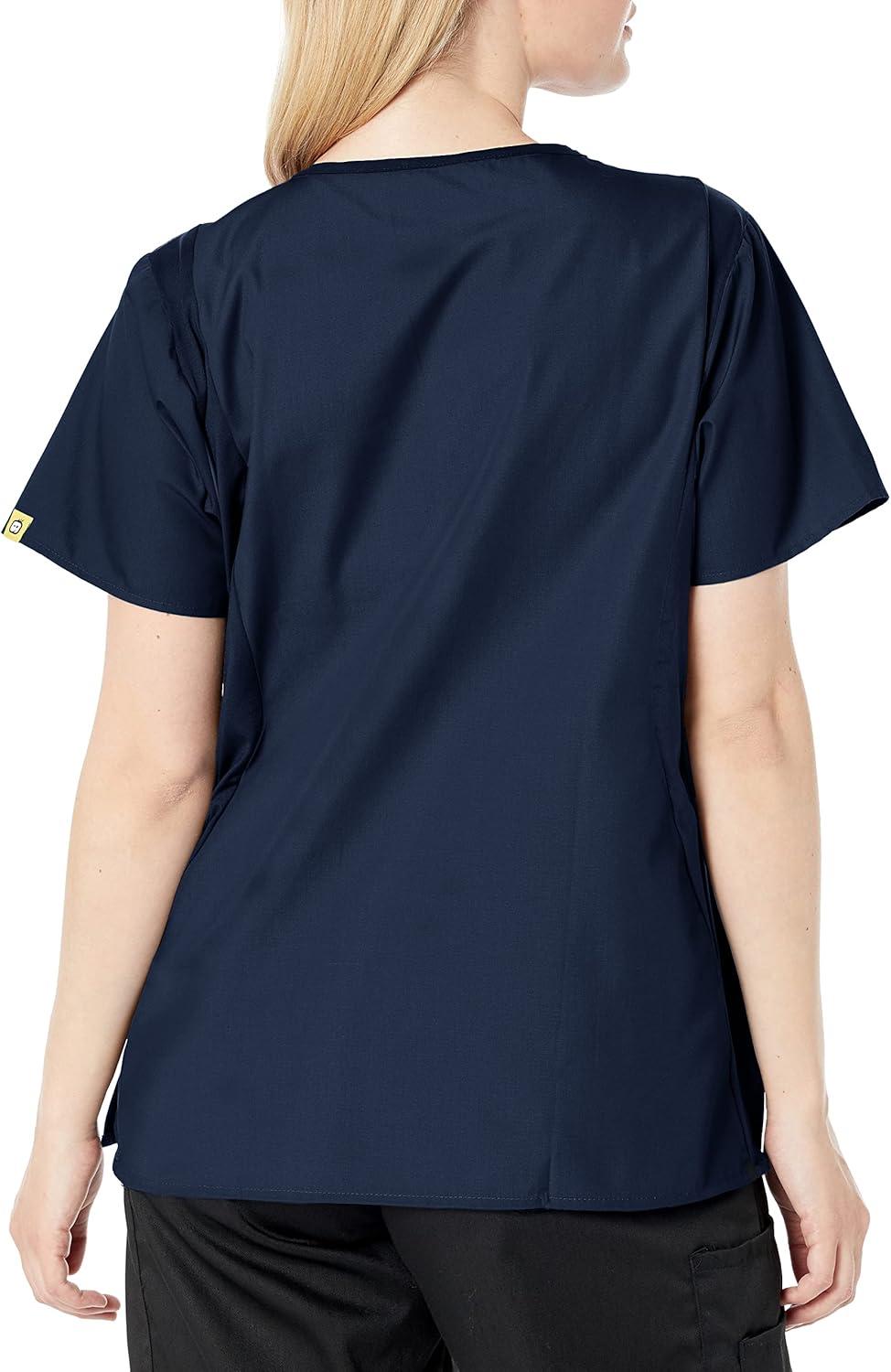 WonderWink Women’s Origins Lima Women’s Scrub Top(Navy)