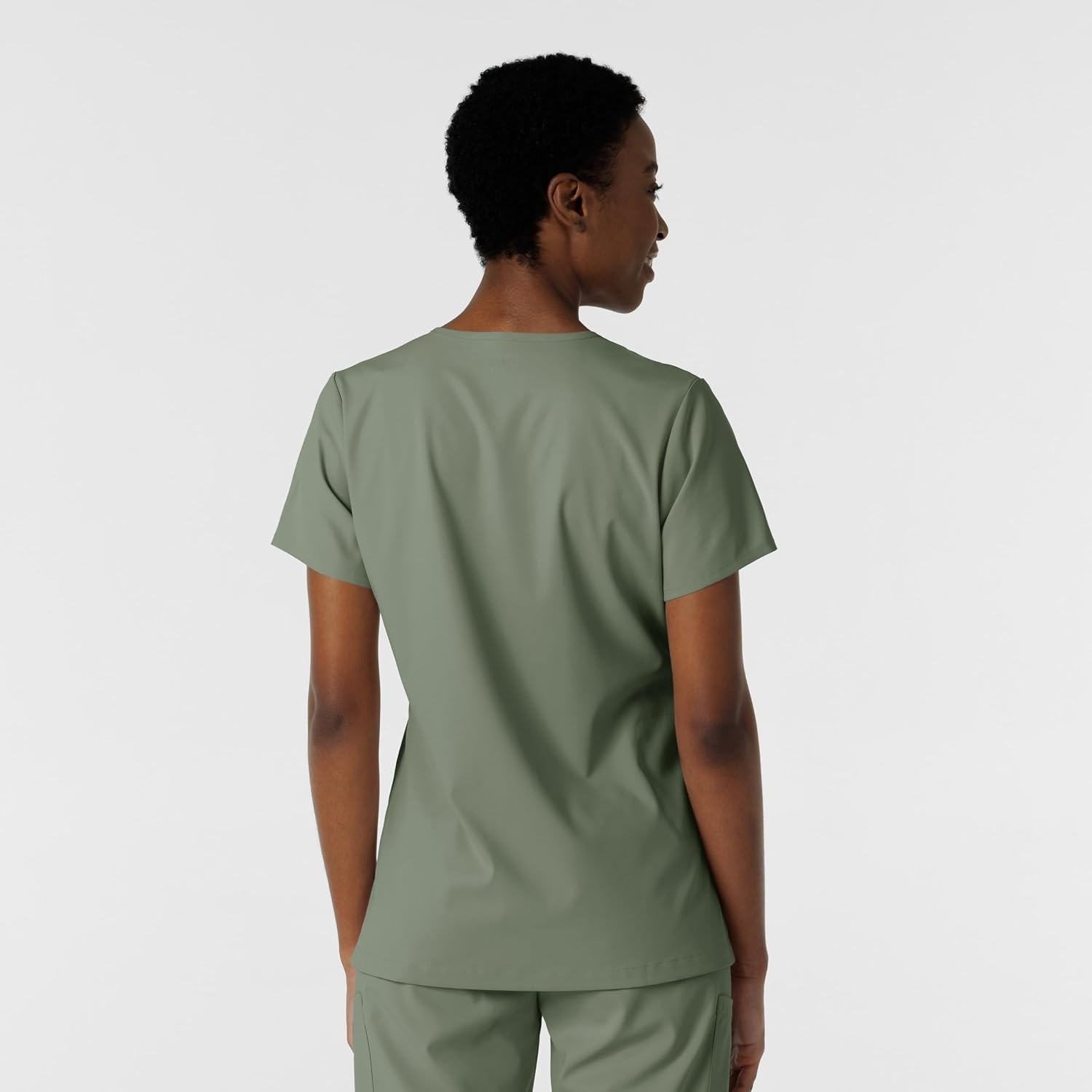 Wink Boundless Women’s Tuck-in Scrub Top(Sage)