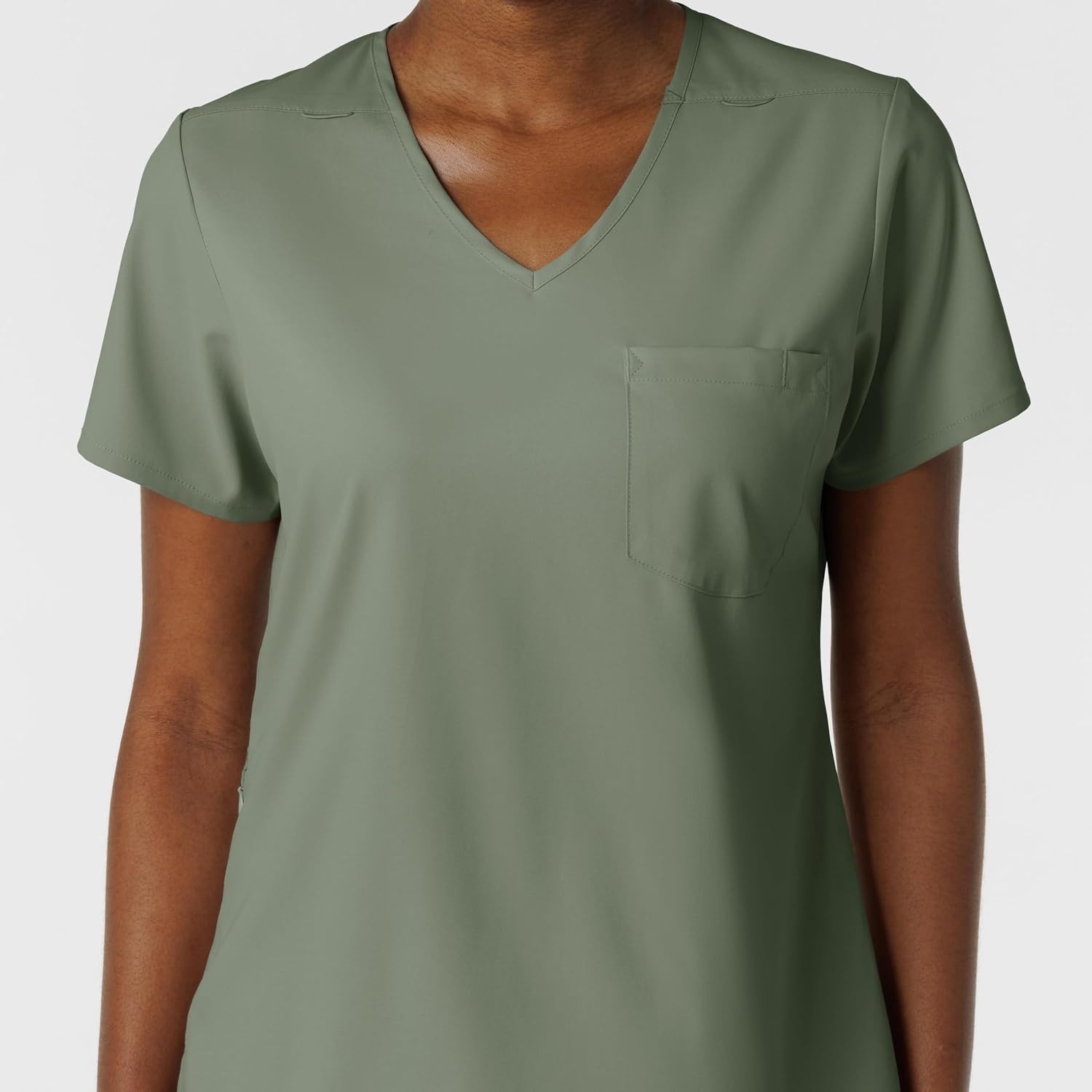 Wink Boundless Women’s Tuck-in Scrub Top(Sage)