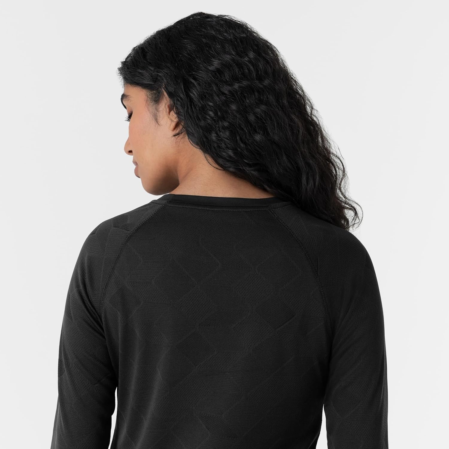 Wink Layers Women’s Engineered Underscrub Tee(Black)