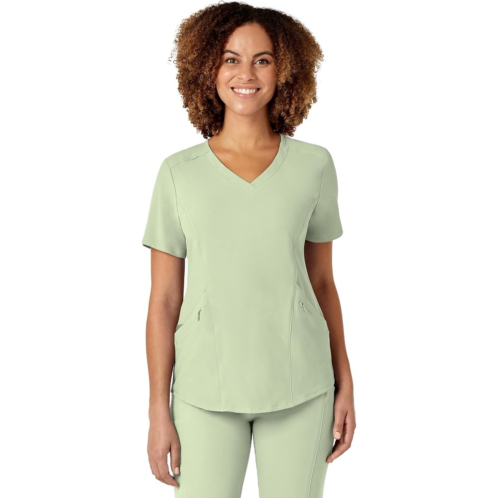 WINK Renew Women’s V-Neck Scrub Top(Fresh Mint)