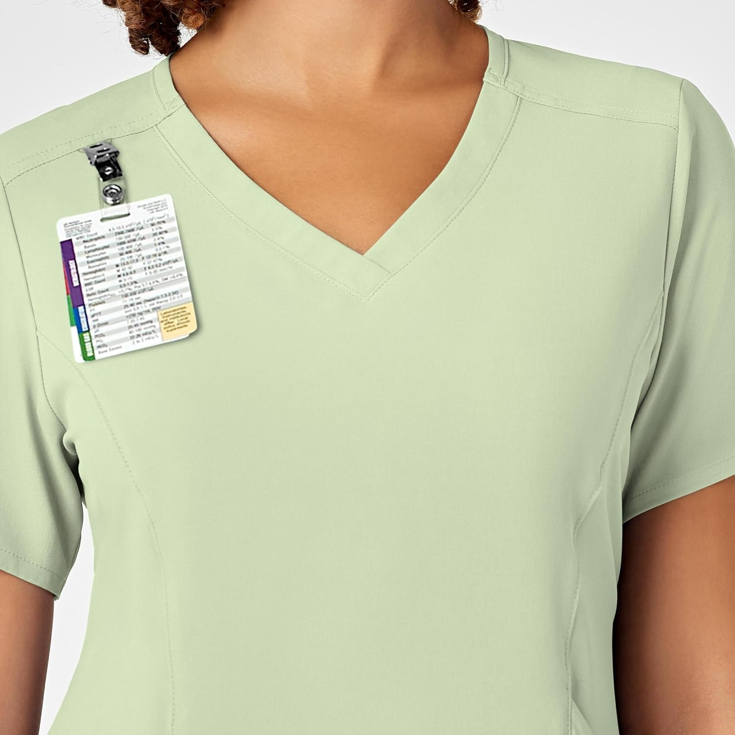 WINK Renew Women’s V-Neck Scrub Top(Fresh Mint)
