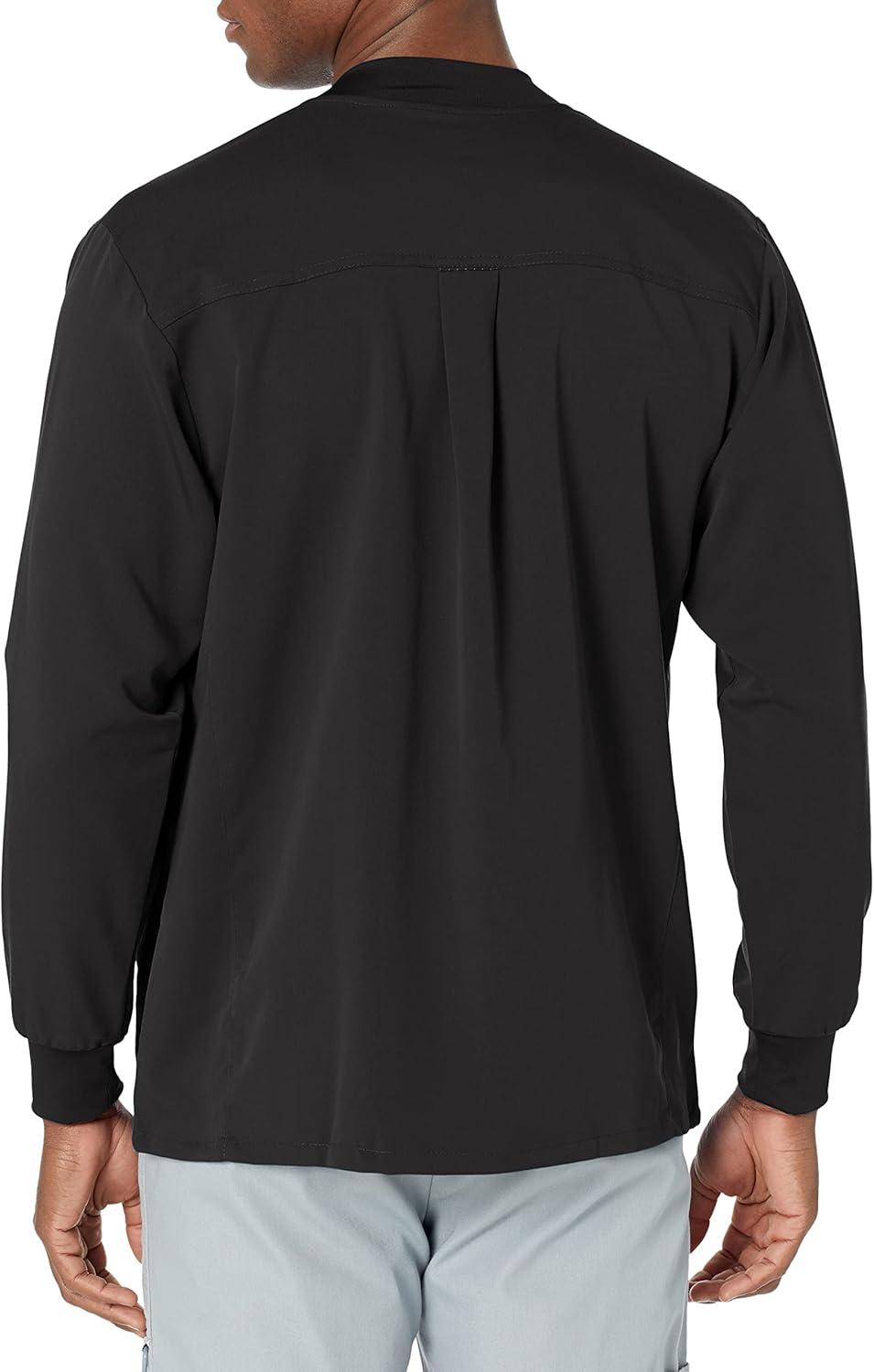 WonderWink Mens Warm-up Jacket(Black)