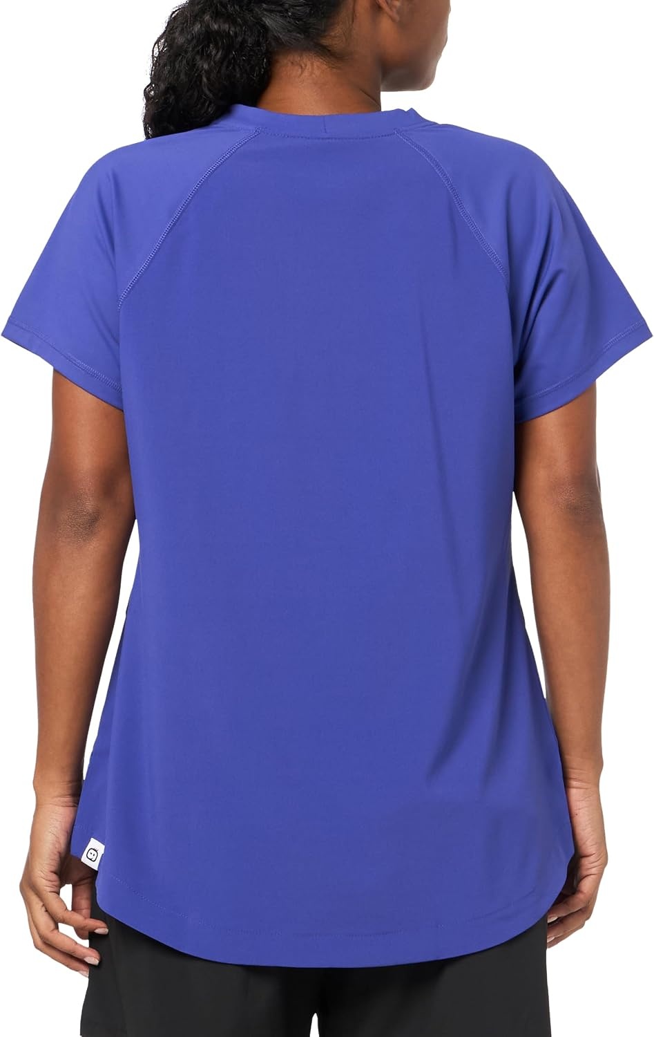 WonderWink Renew Women’s Yoga V-Neck Scrub Top – Grape, XS