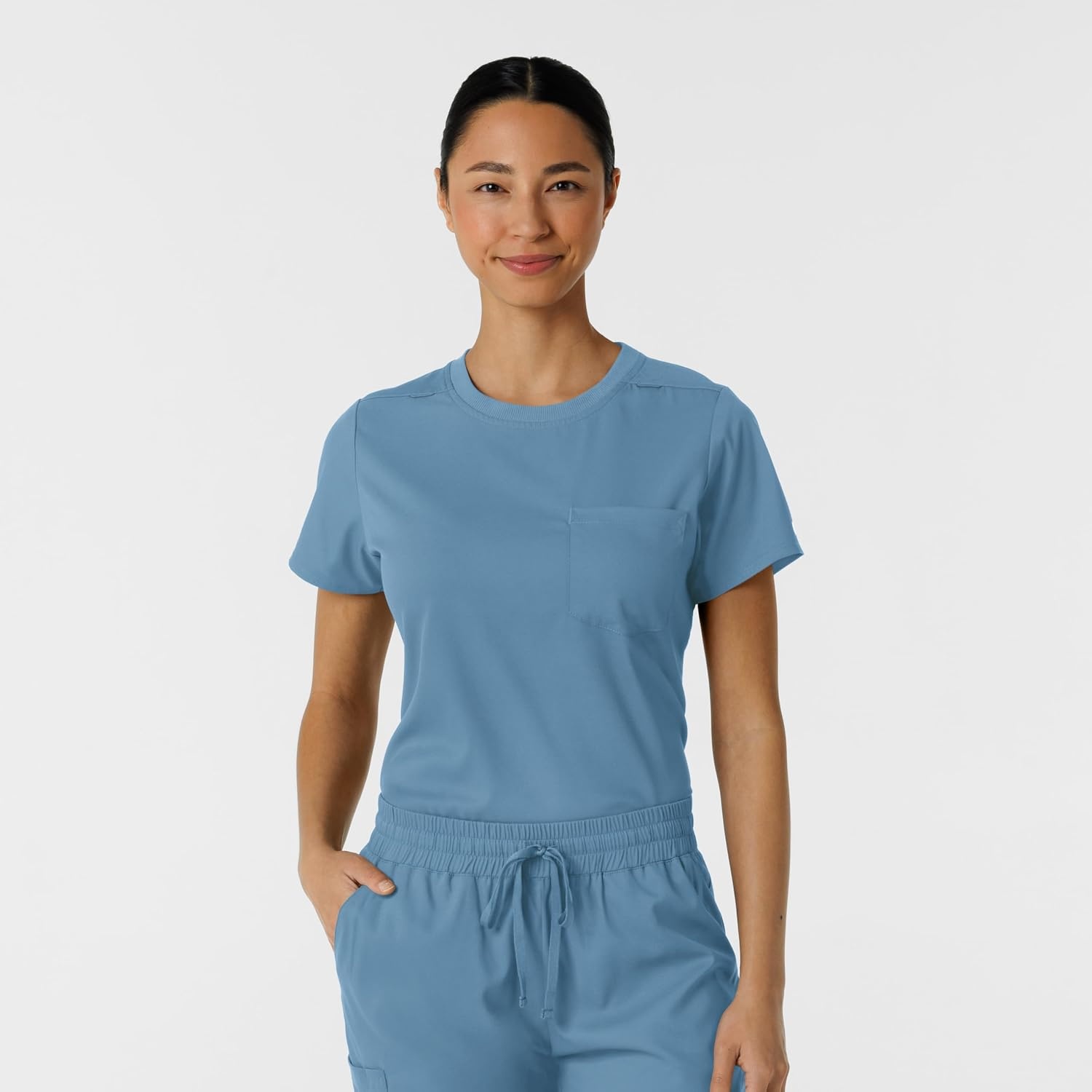 Wink Boundless Women’s Classic Scrub Tee(Pacific Blue)