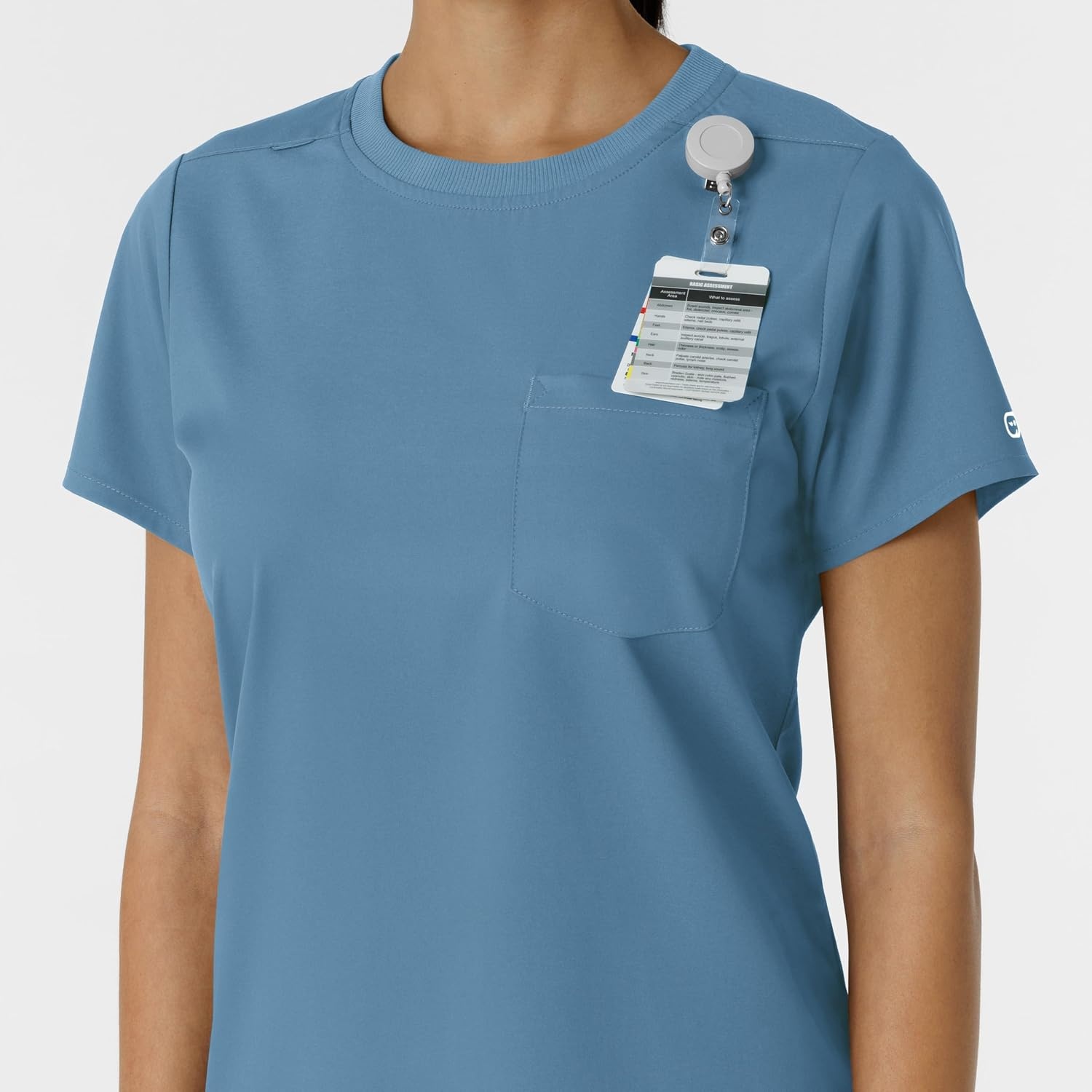 Wink Boundless Women’s Classic Scrub Tee(Pacific Blue)