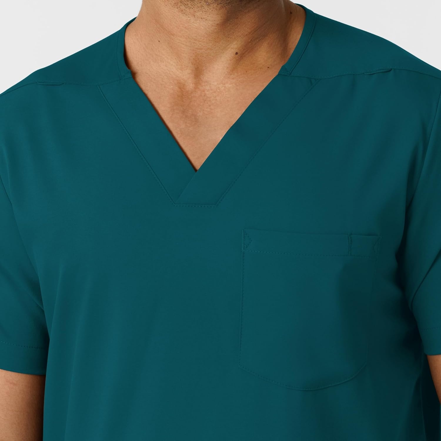 Wink Boundless Men’s Multi Pocket V-Neck Scrub Top(Caribbean)