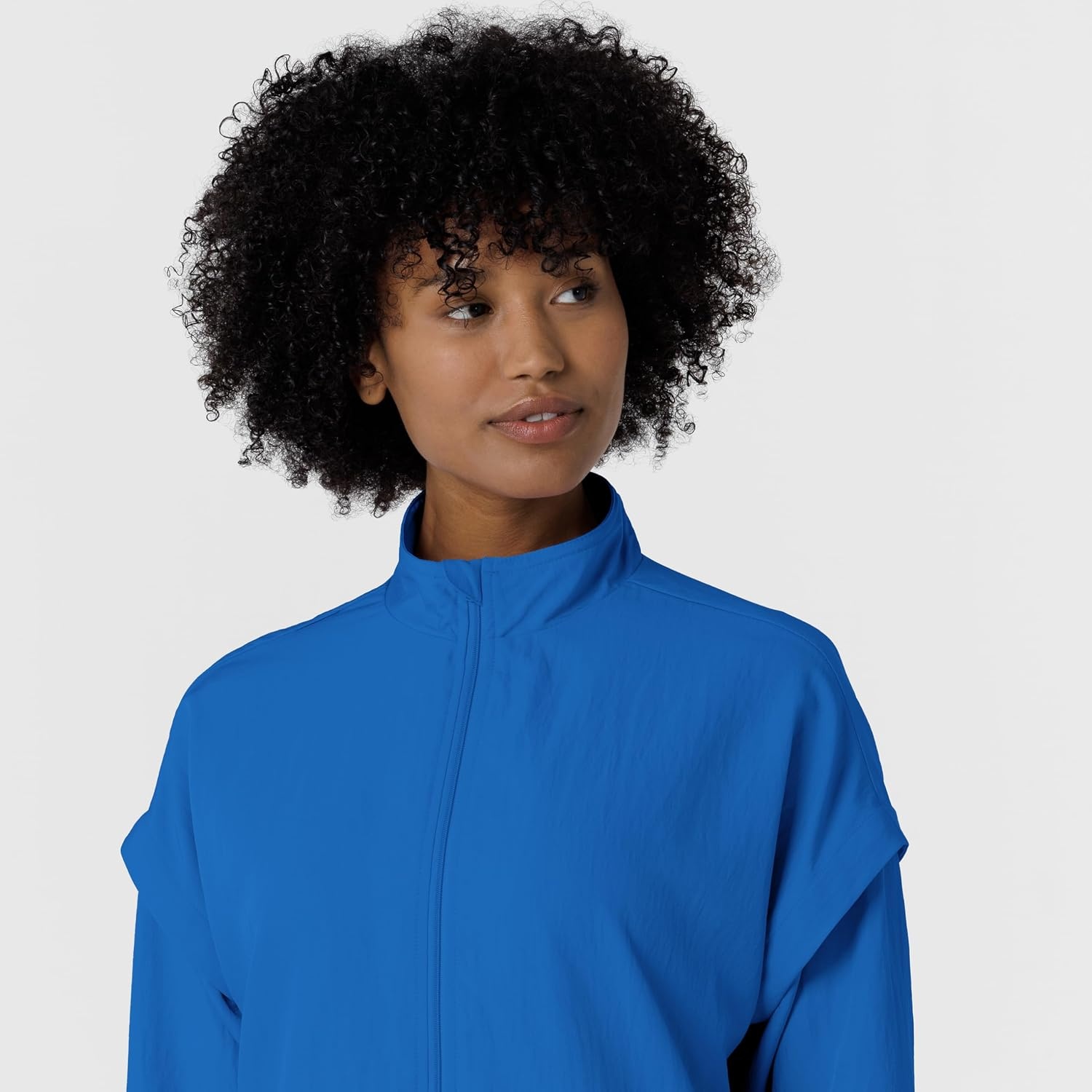 WonderWink Women’s Women’s Breezebreaker Scrub Jacket(Royal)
