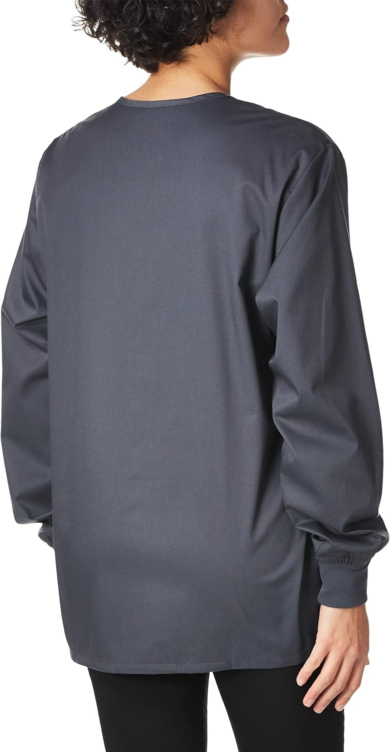 Wink Unisex Adult Snap Front Jacket(Pewter)