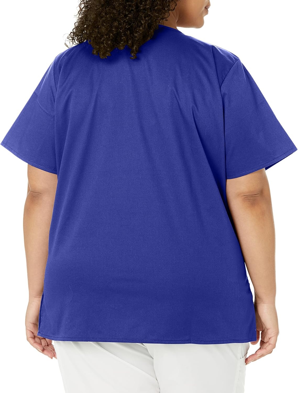WINK WonderWORK Women’s Mock Wrap Scrub Top(Galaxy Blue)
