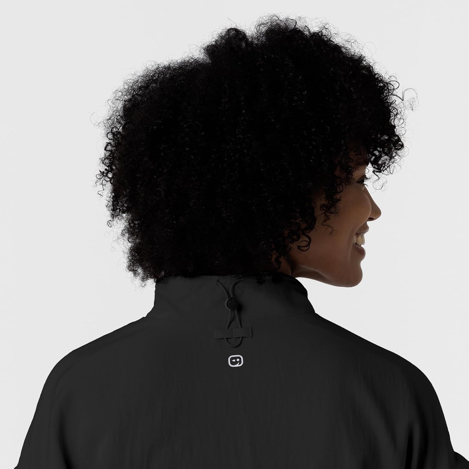 WonderWink Women’s Women’s Breezebreaker Scrub Jacket(Black)