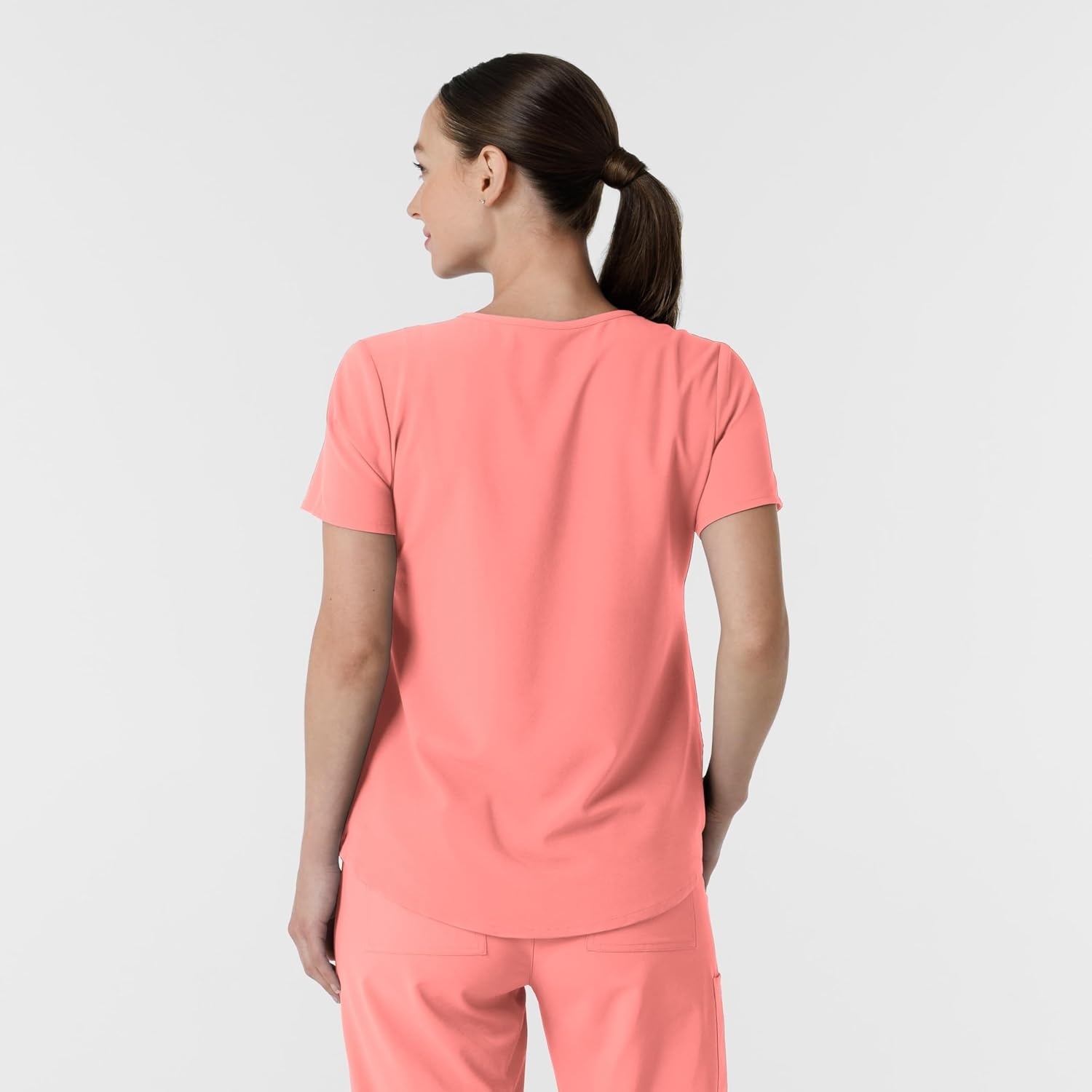 Wink Renew Women’s V-Neck Scrub Top(Paradise Pink)