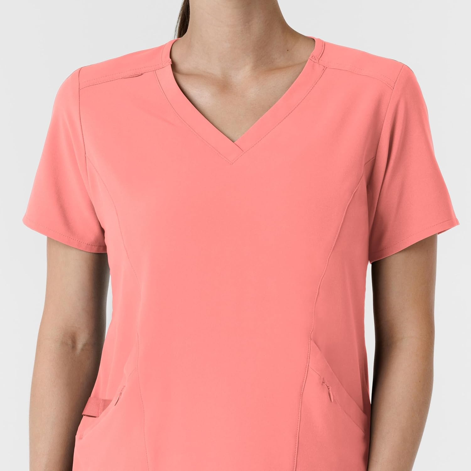 Wink Renew Women’s V-Neck Scrub Top(Paradise Pink)