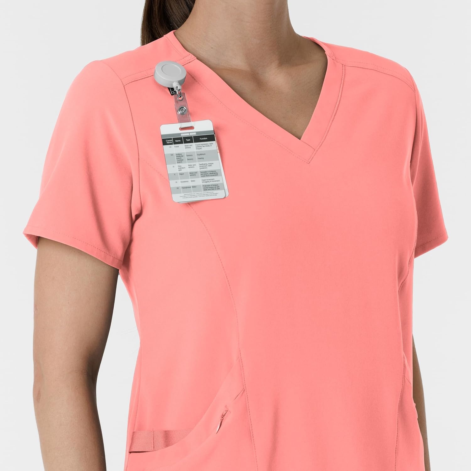Wink Renew Women’s V-Neck Scrub Top(Paradise Pink)