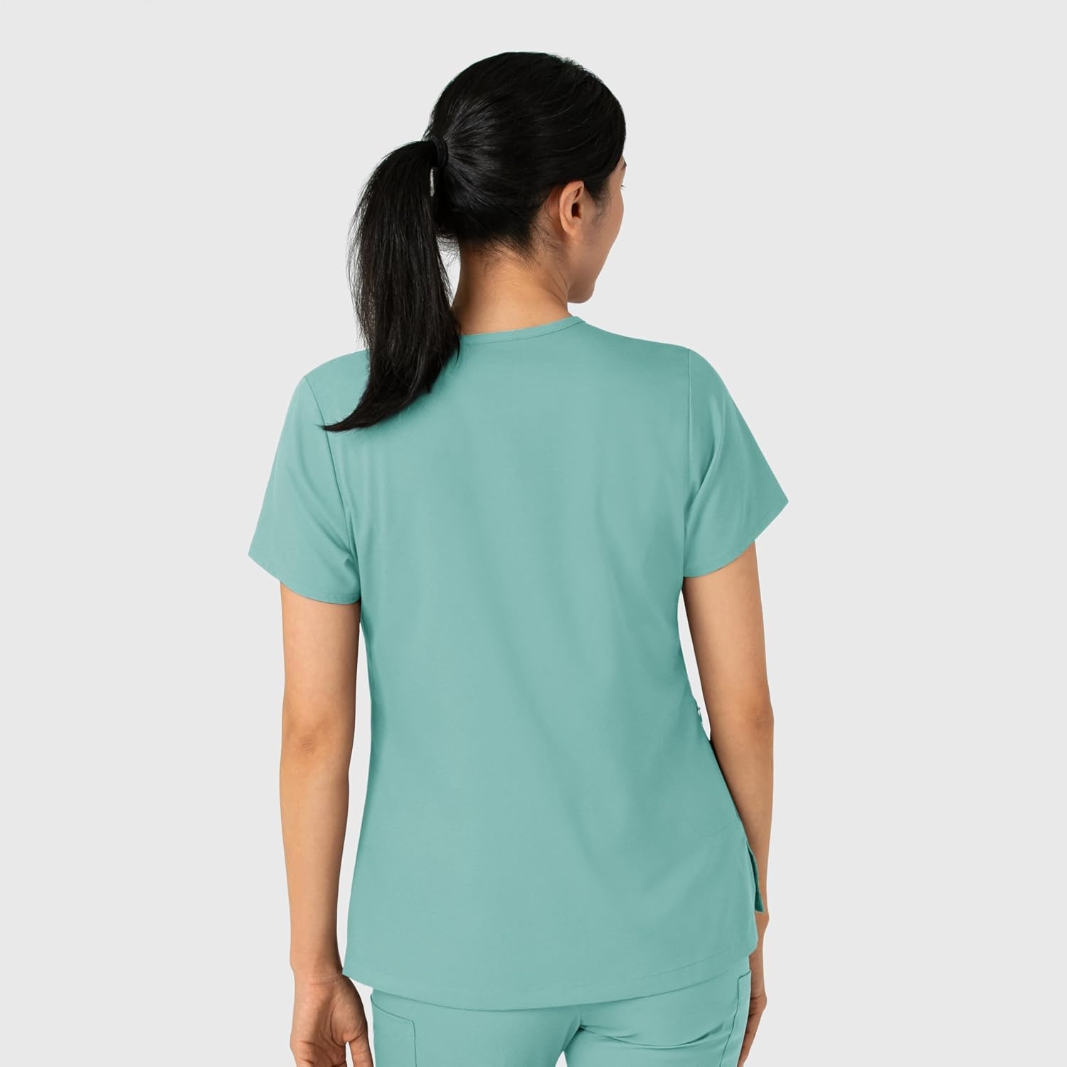 Wink Boundless Women’s Tuck-in Scrub Top(Turquoise)