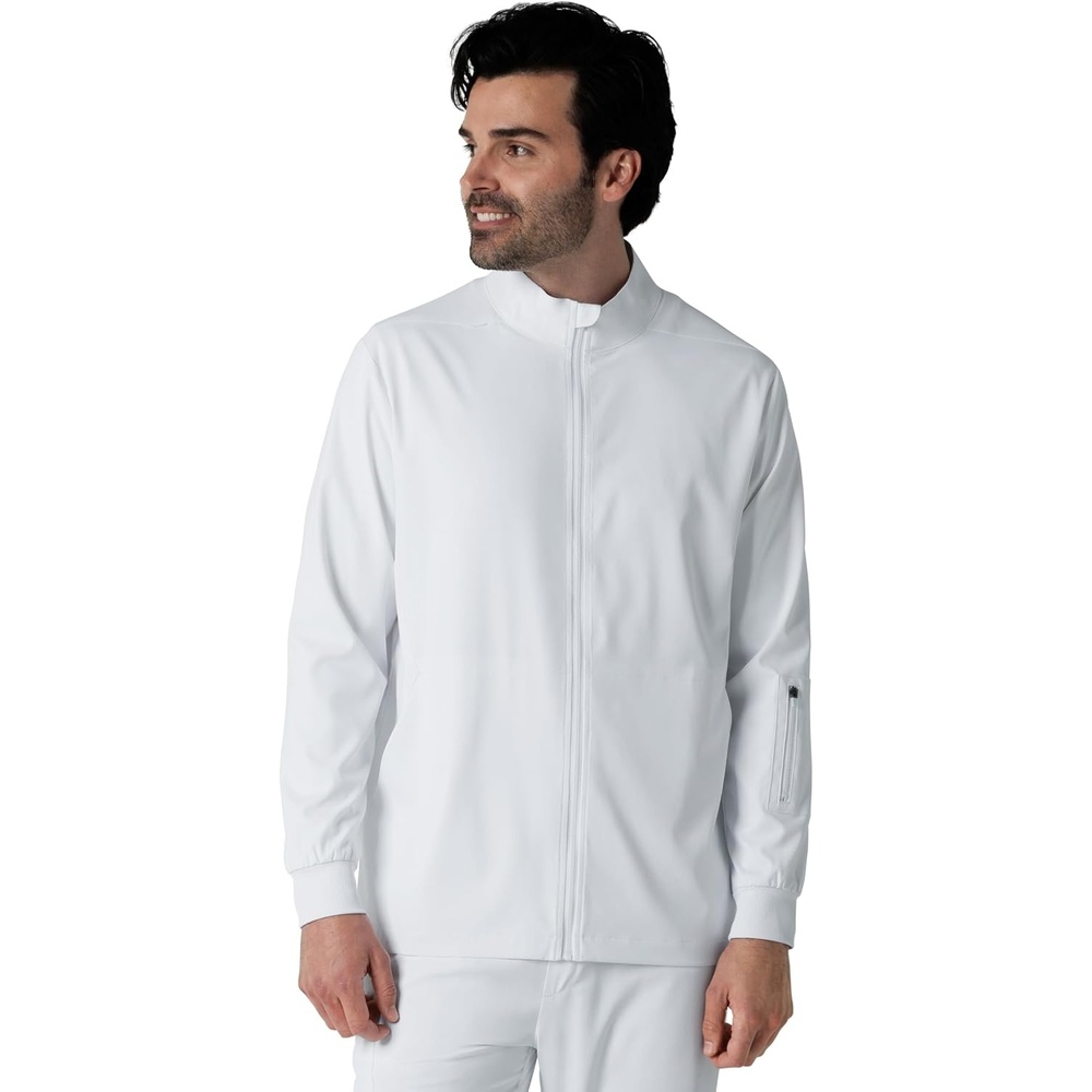 WINK Boundless Men’s Warm Up Scrub Jacket(White)