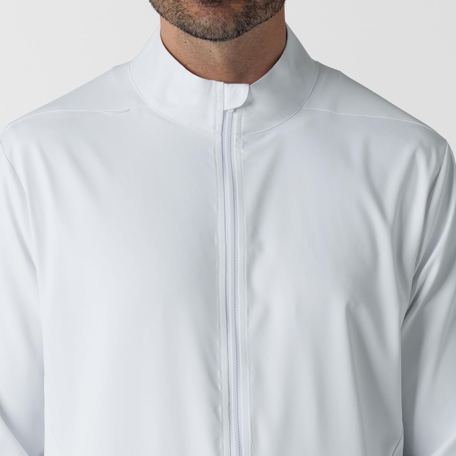 WINK Boundless Men’s Warm Up Scrub Jacket(White)