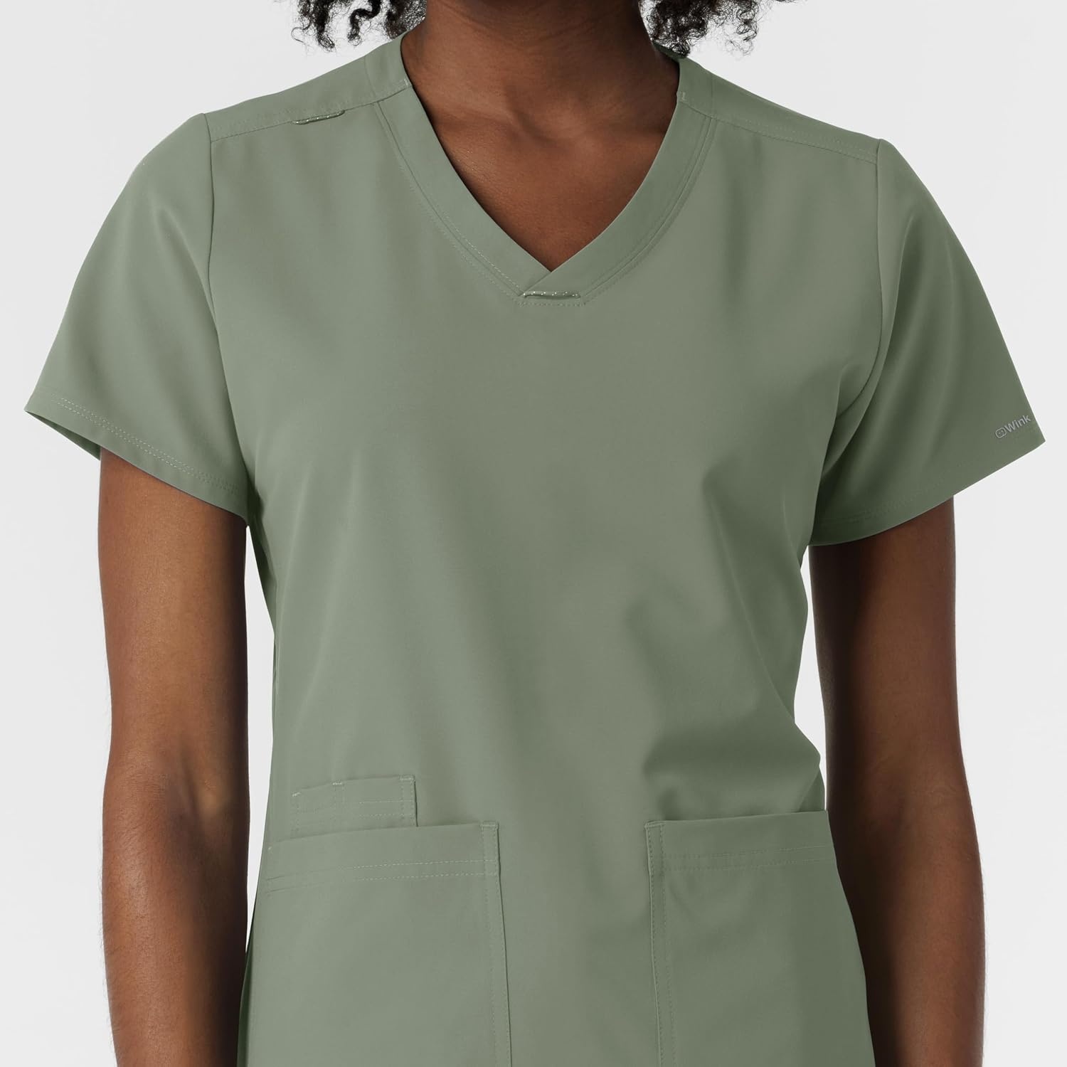WonderWink Women’s Women’s V-Neck Scrub Top(Sage)